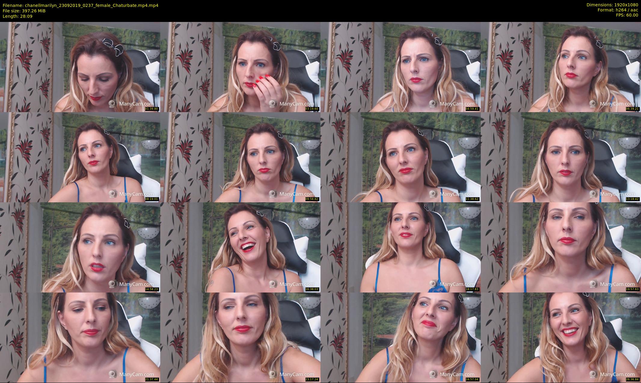 chanellmarilyn — 29 minute Chaturbate female cam show recording, 1080p, Sep 23, 2019