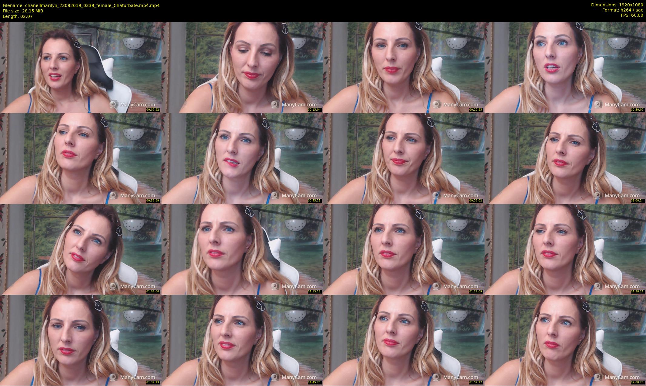 chanellmarilyn — 3 minute Chaturbate female cam show recording, 1080p, Sep 23, 2019