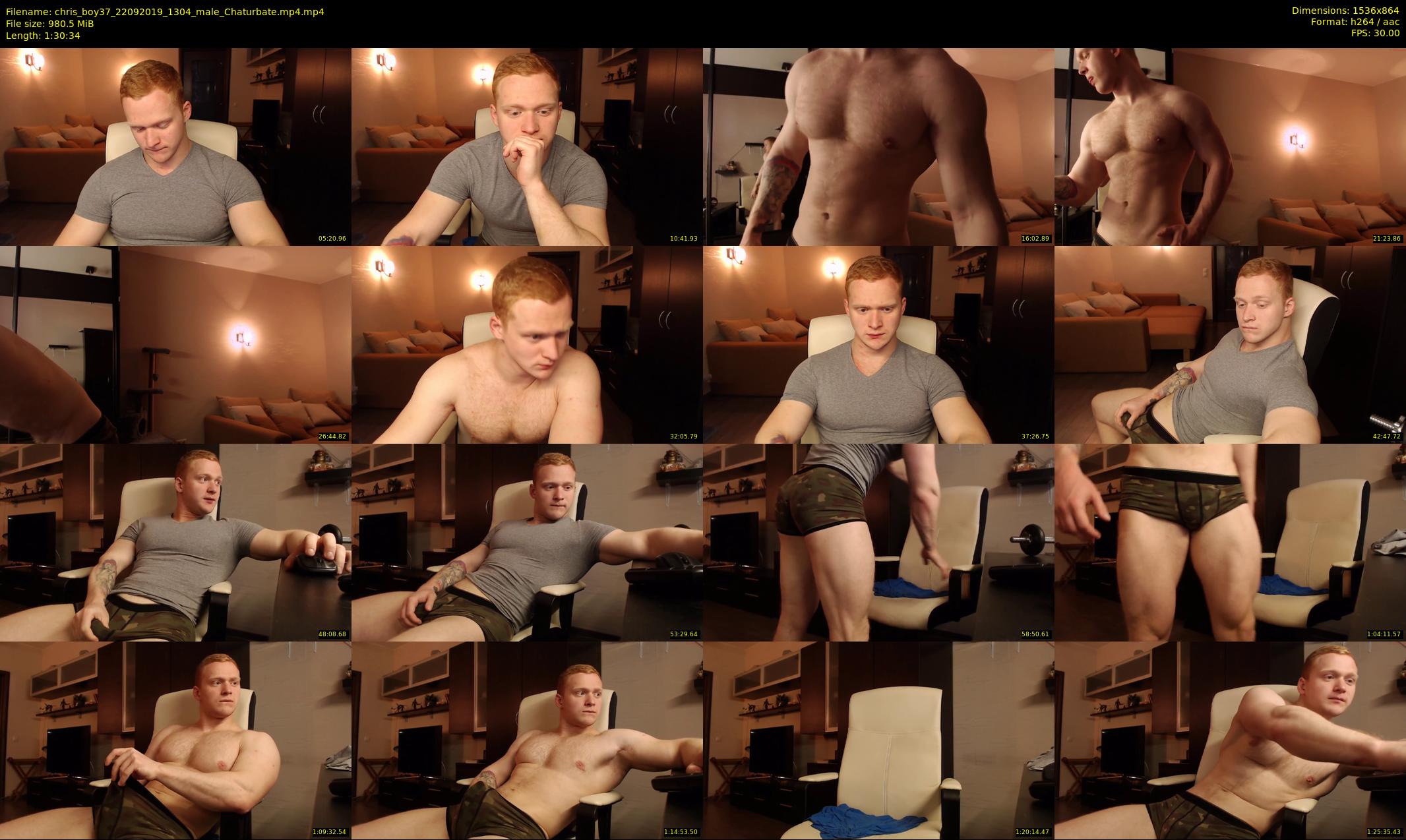 chris_boy37 — 91 minute Chaturbate male cam show recording, 720p, Sep 22, 2019