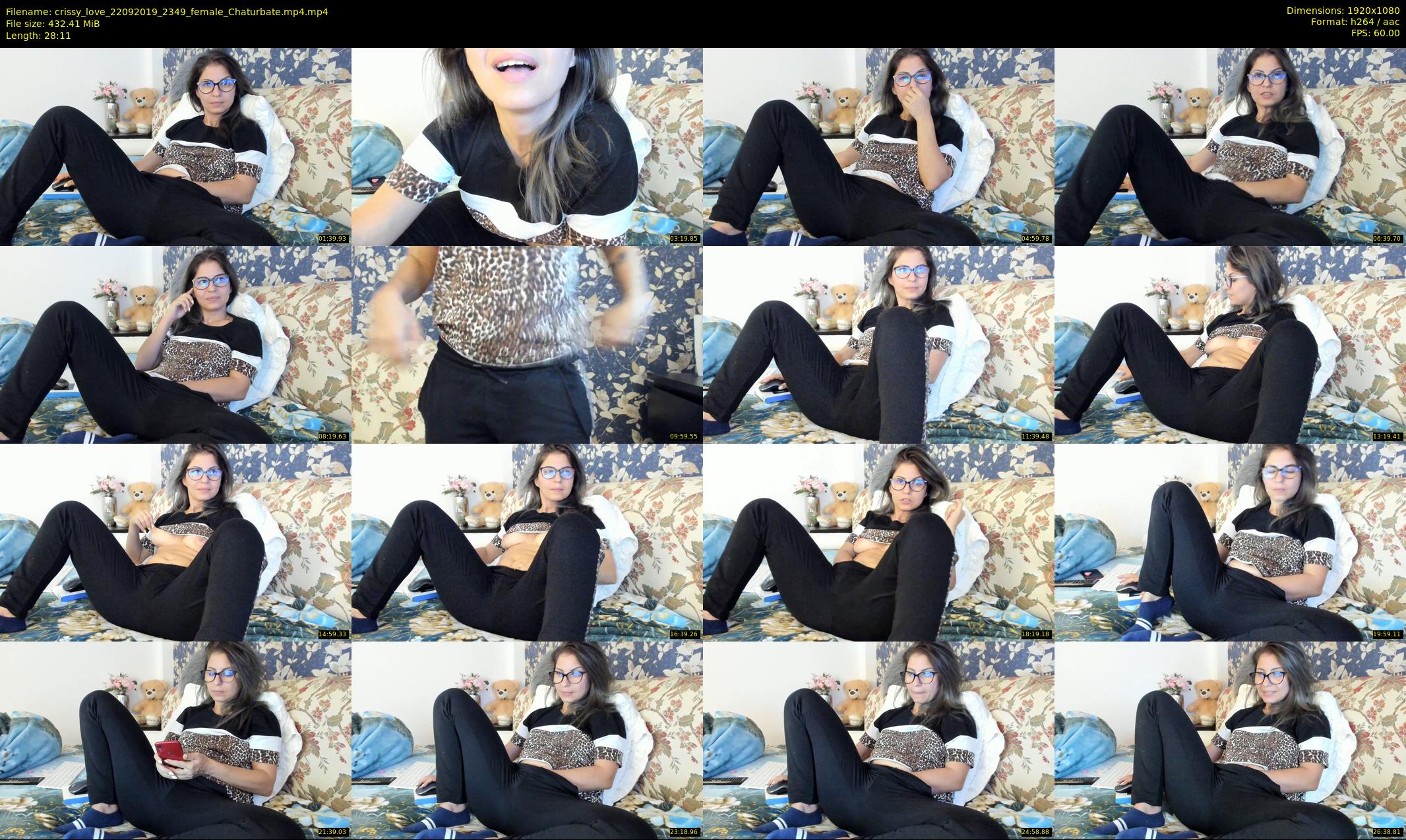 crissy_love — 29 minute Chaturbate female cam show recording, 1080p, Sep 22, 2019
