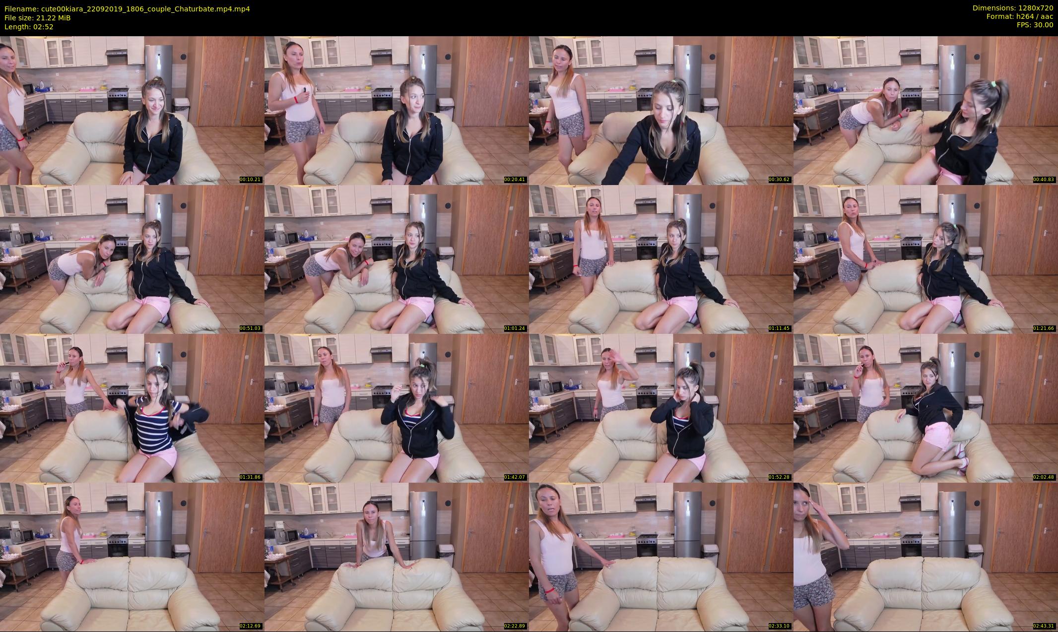 cute00kiara — 3 minute Chaturbate female cam show recording, 720p, Sep 22, 2019