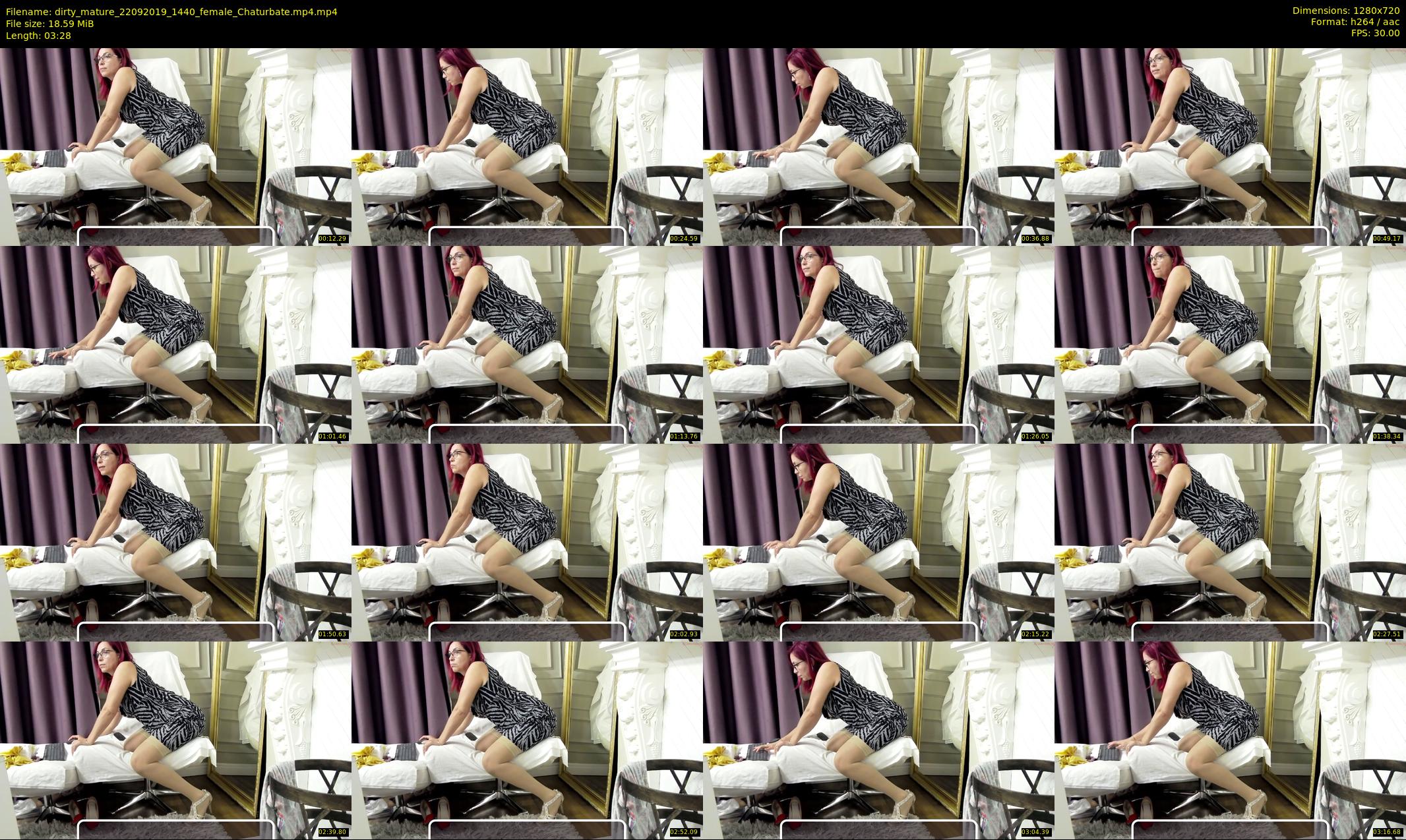 dirty_mature — 4 minute Chaturbate female cam show recording, 720p, Sep 22, 2019