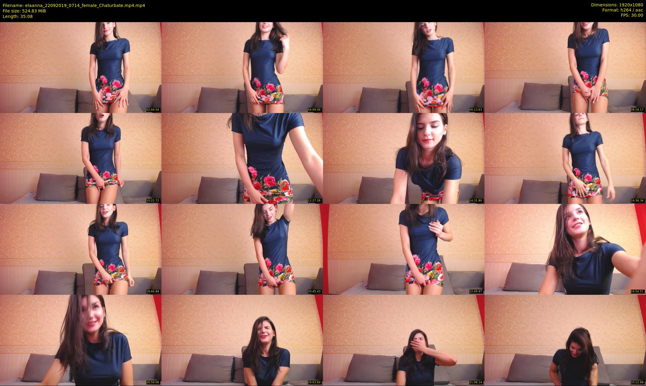 elaanna — 36 minute Chaturbate female cam show recording, 1080p, Sep 22, 2019