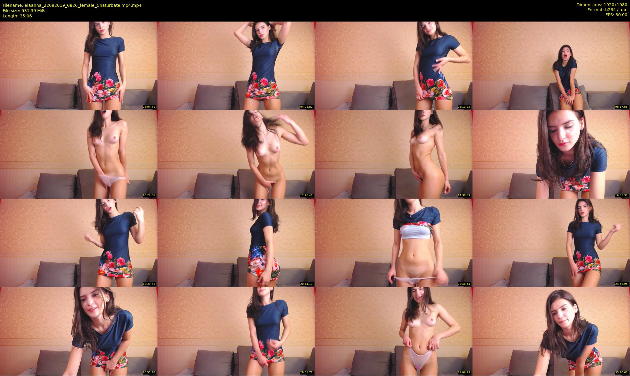 elaanna — 36 minute Chaturbate female cam show recording, 1080p, Sep 22, 2019