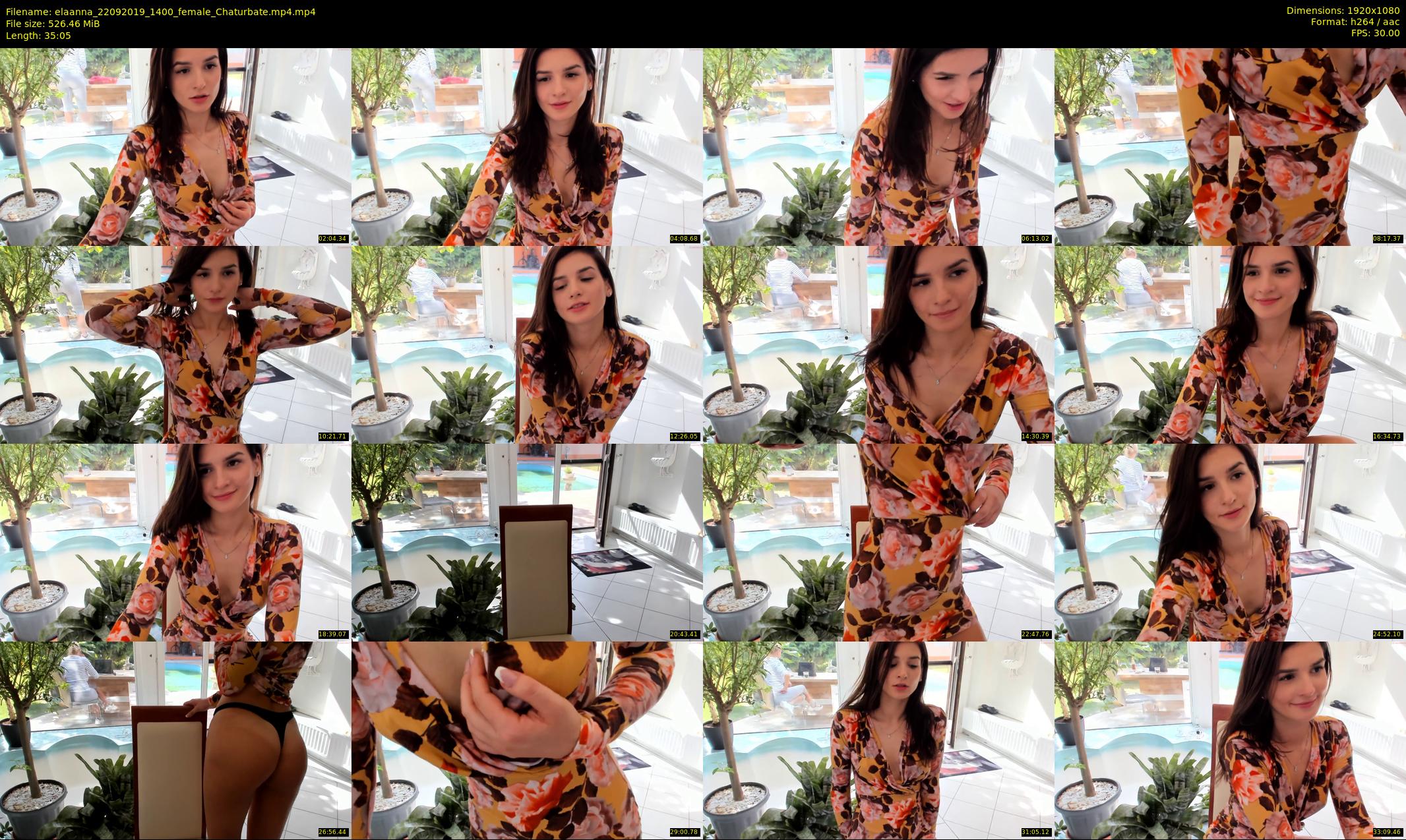 elaanna — 36 minute Chaturbate female cam show recording, 1080p, Sep 22, 2019