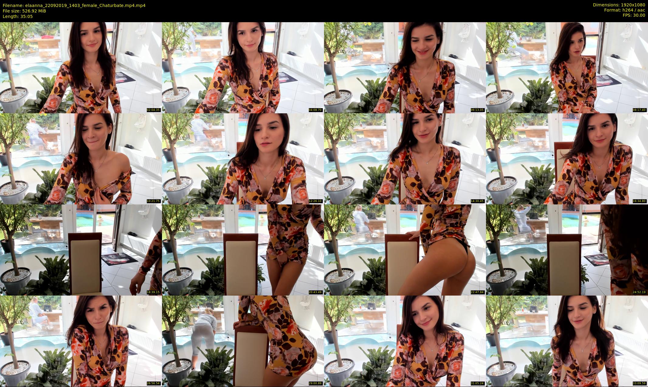 elaanna — 36 minute Chaturbate female cam show recording, 1080p, Sep 22, 2019