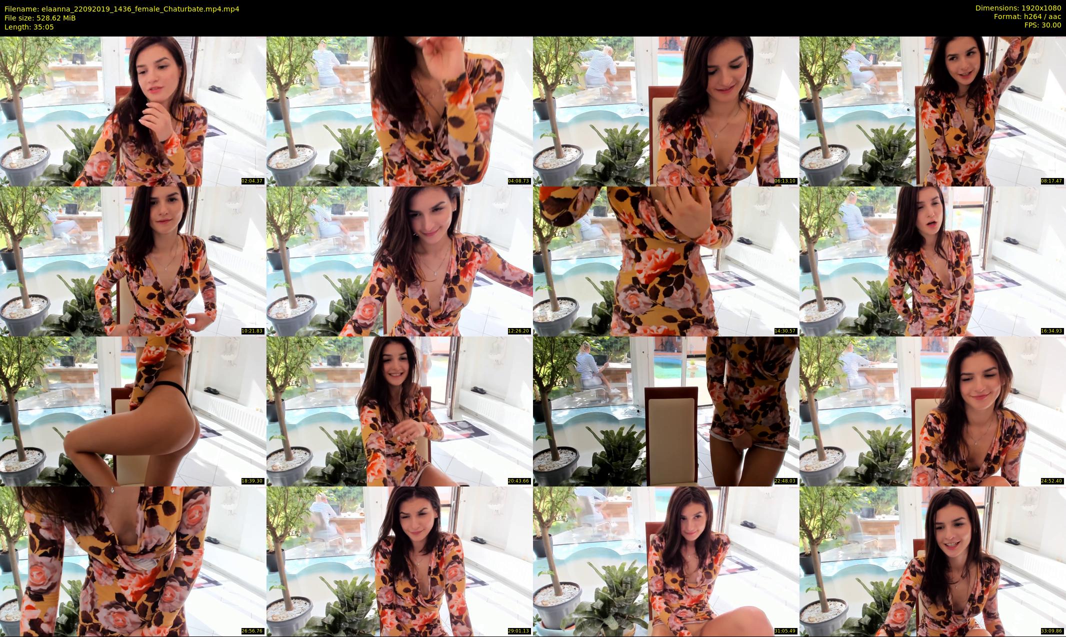 elaanna — 36 minute Chaturbate female cam show recording, 1080p, Sep 22, 2019