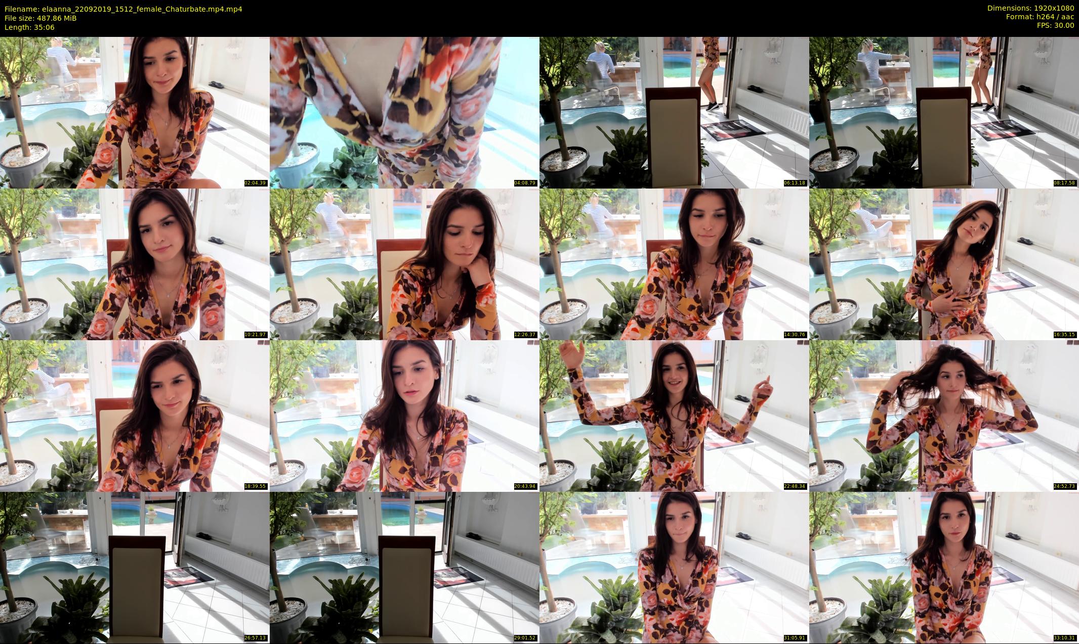 elaanna — 36 minute Chaturbate female cam show recording, 1080p, Sep 22, 2019