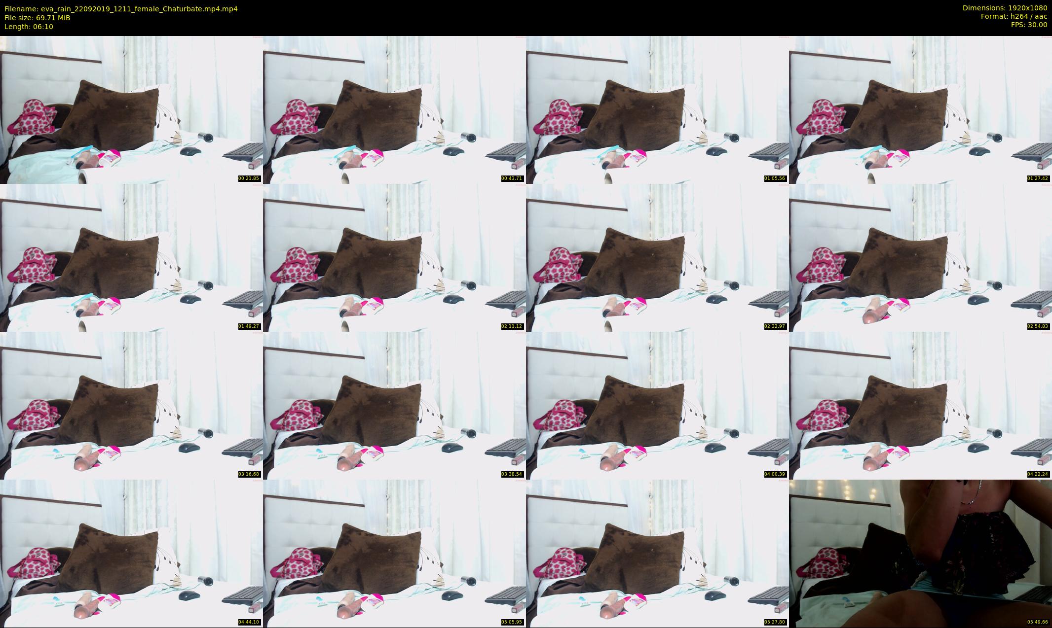 eva_rain — 7 minute Chaturbate female cam show recording, 1080p, Sep 22, 2019