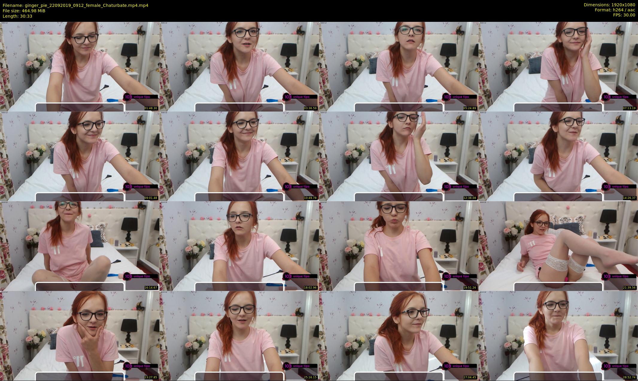 ginger_pie — 31 minute Chaturbate female cam show recording, 1080p, Sep 22, 2019