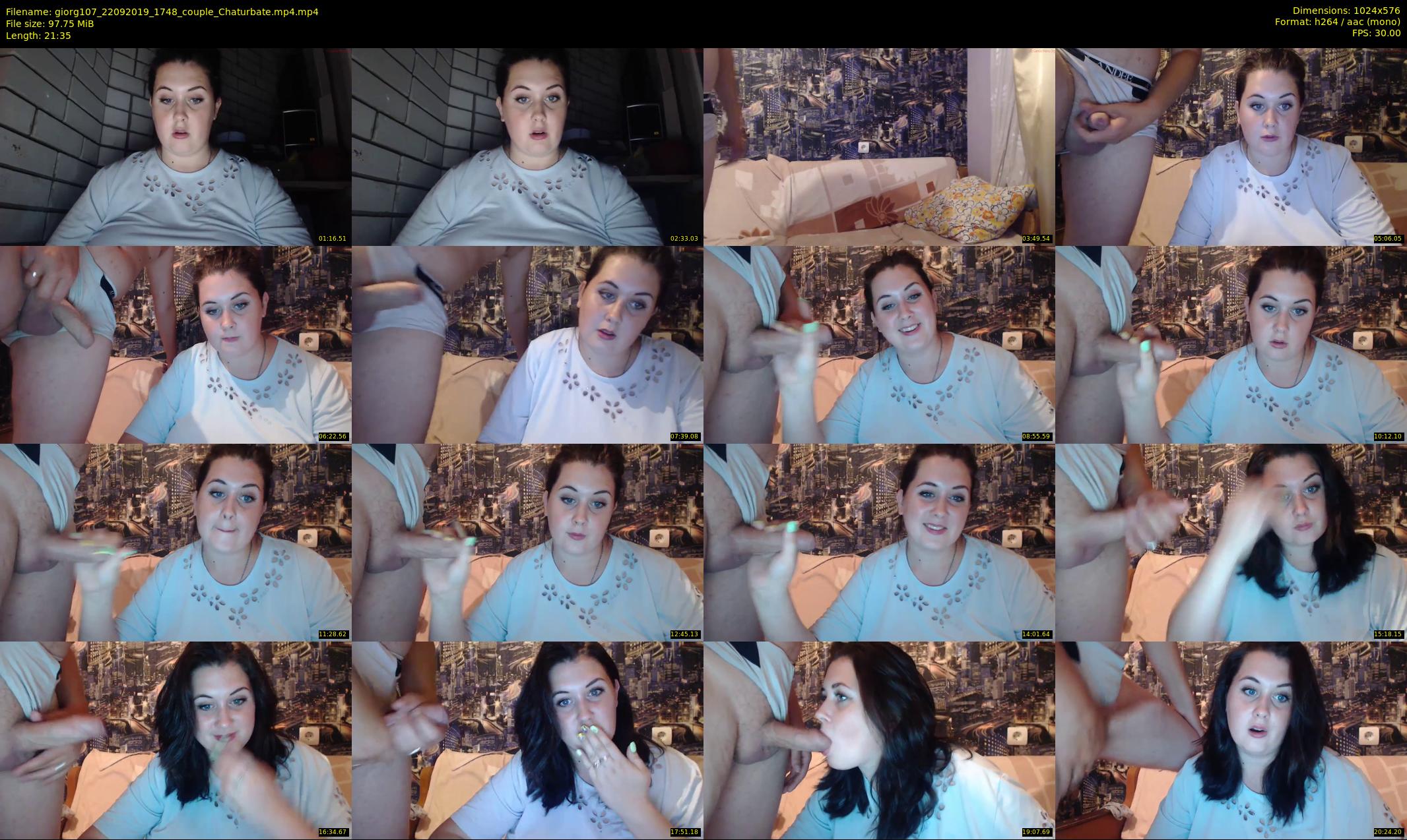 giorg107 — 22 minute Chaturbate couple cam show recording, 480p, Sep 22, 2019