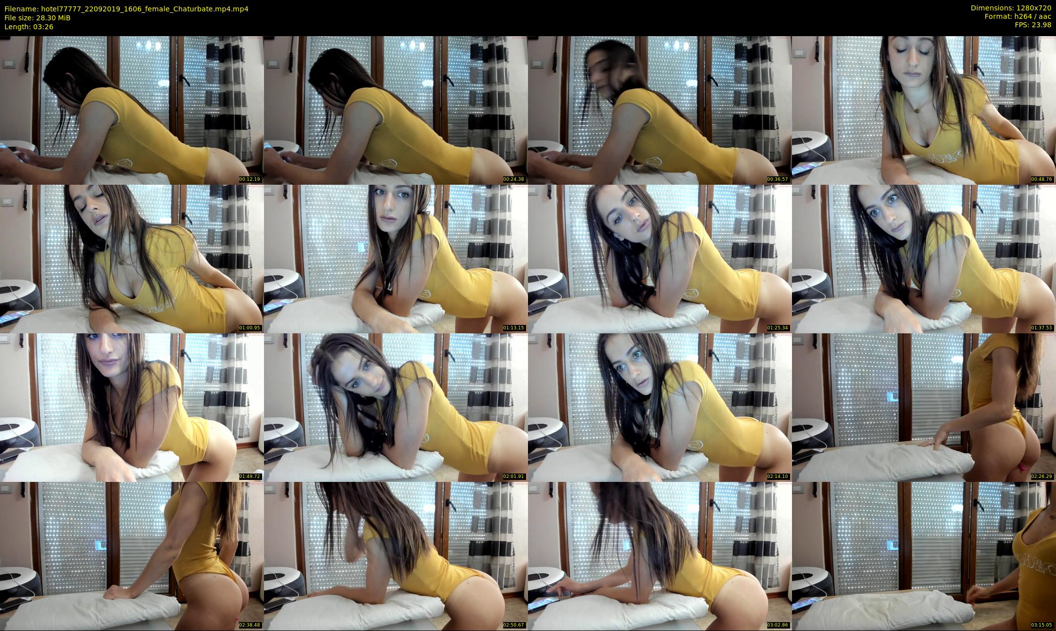 hotel77777 — 4 minute Chaturbate female cam show recording, 720p, Sep 22, 2019