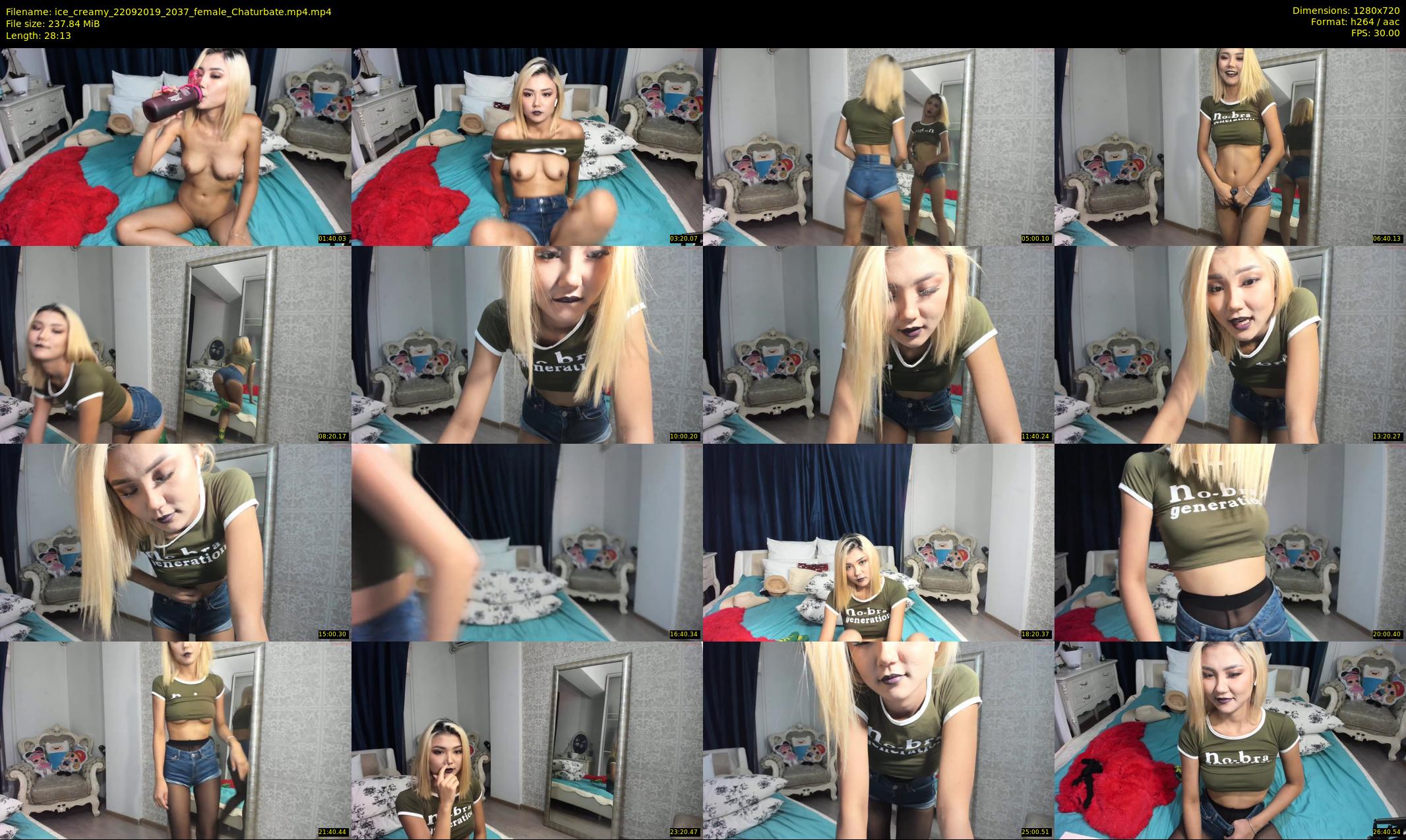 ice_creamy — 29 minute Chaturbate female cam show recording, 720p, Sep 22, 2019