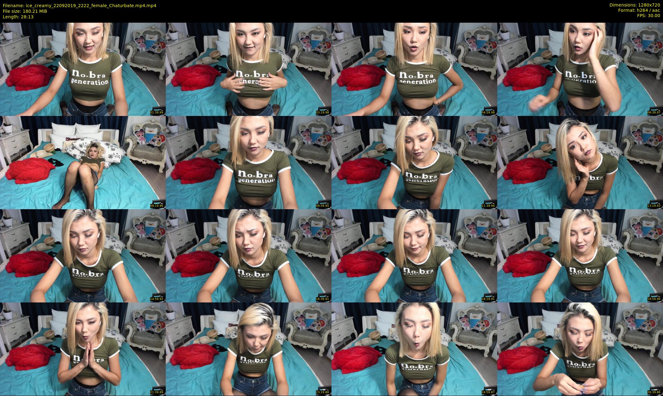 ice_creamy — 29 minute Chaturbate female cam show recording, 720p, Sep 22, 2019