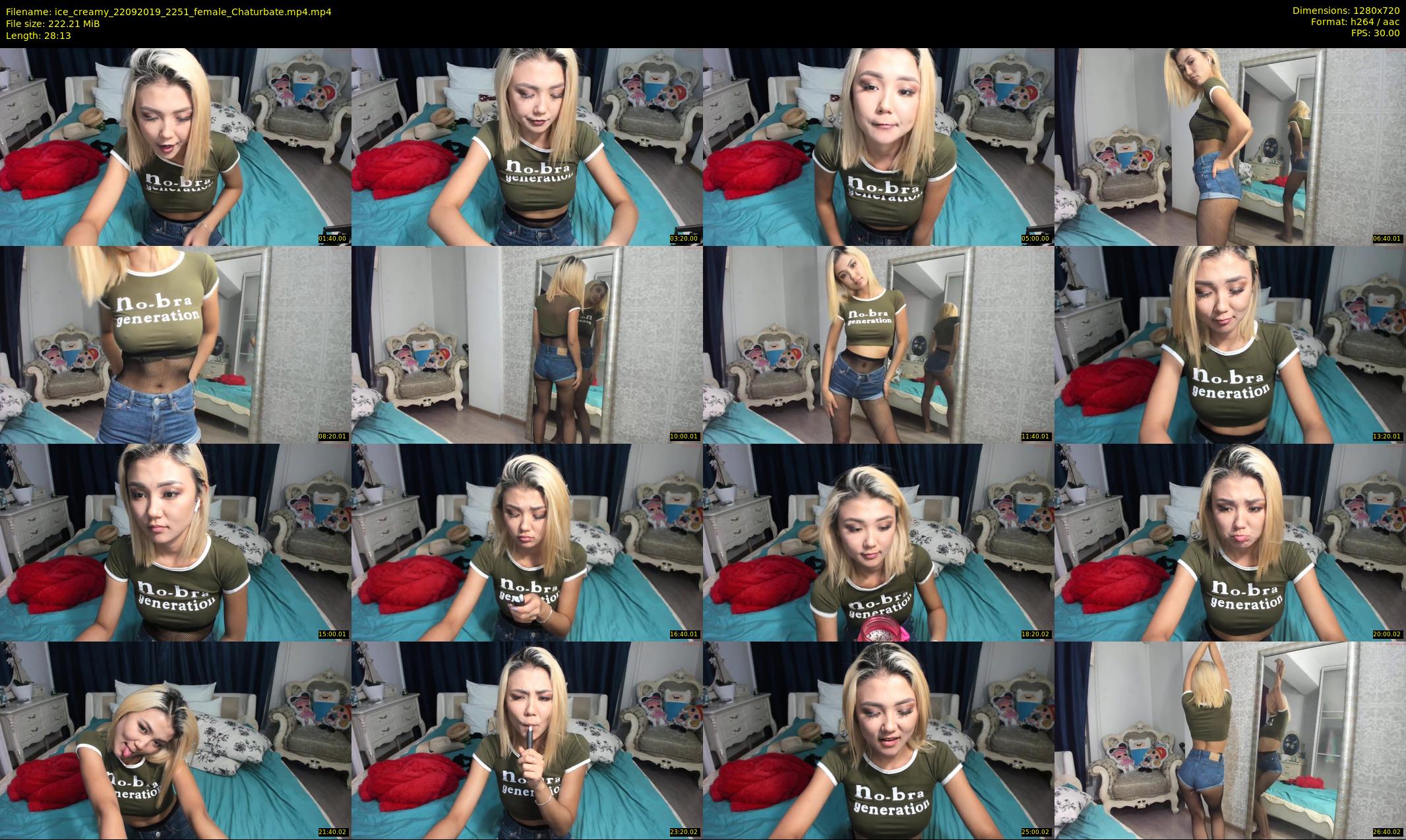 ice_creamy — 29 minute Chaturbate female cam show recording, 720p, Sep 22, 2019