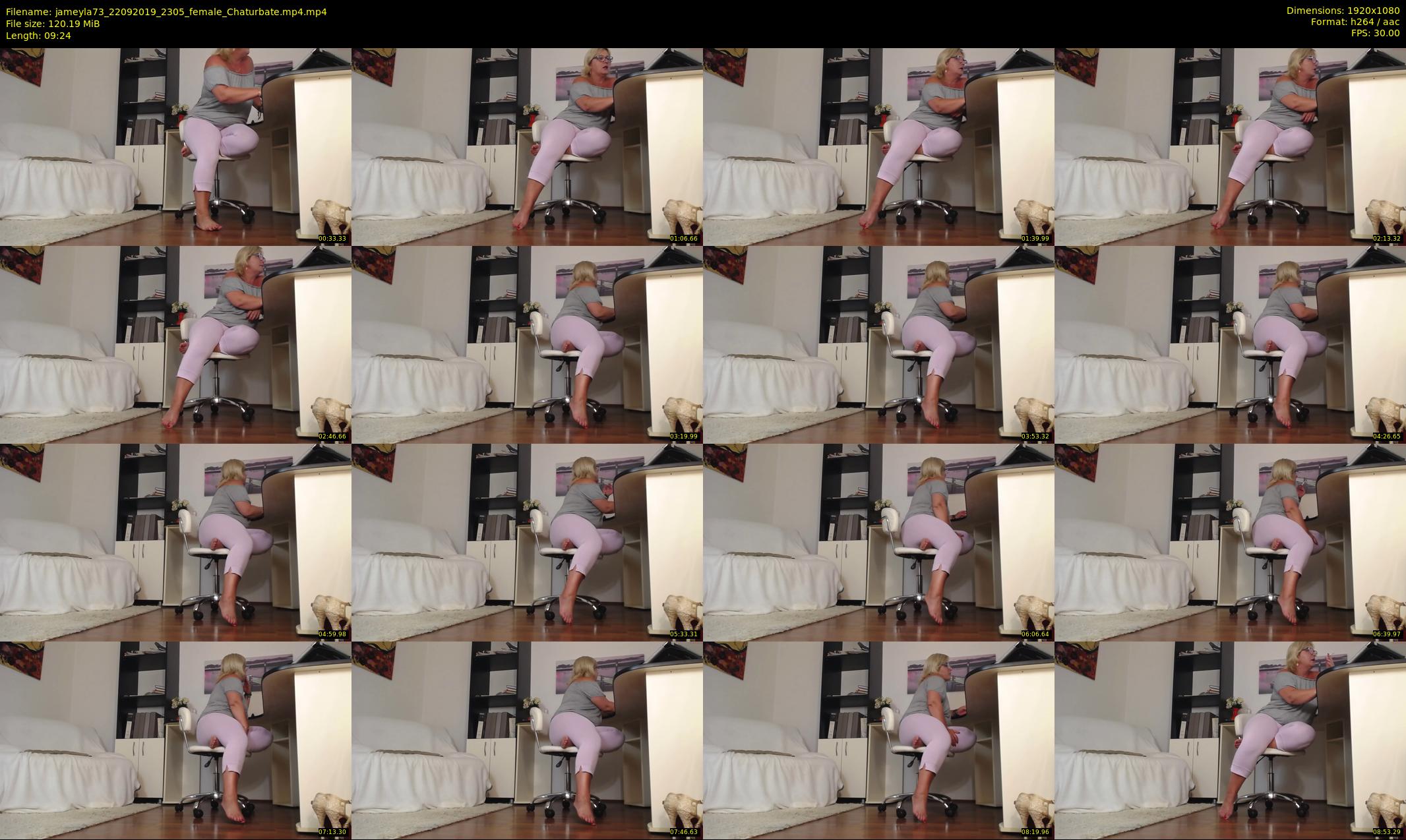 jameyla73 — 10 minute Chaturbate female cam show recording, 1080p, Sep 22, 2019