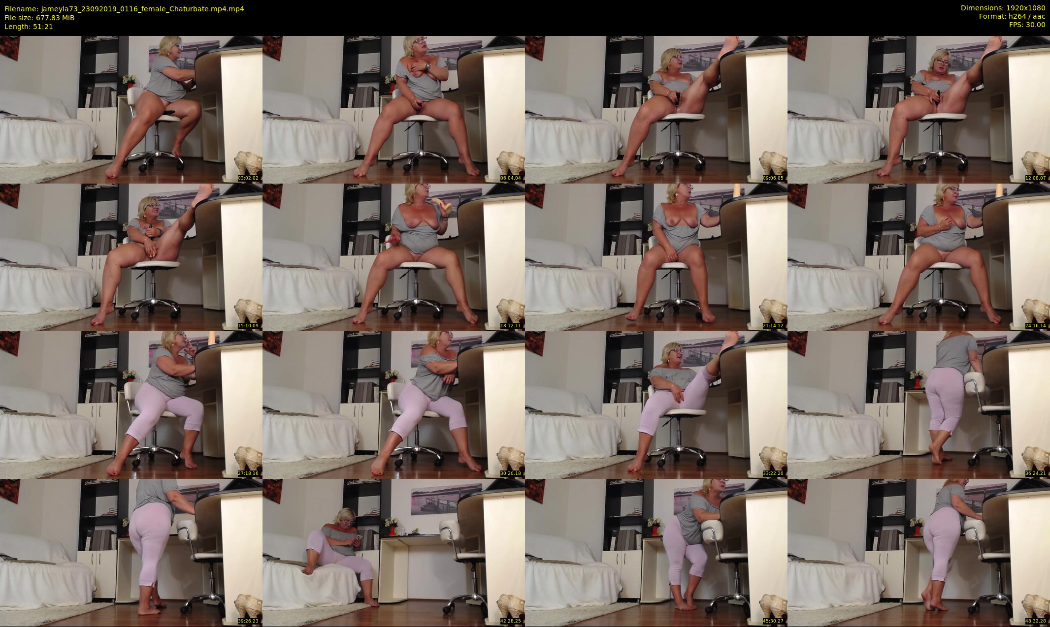 jameyla73 — 52 minute Chaturbate female cam show recording, 1080p, Sep 23, 2019