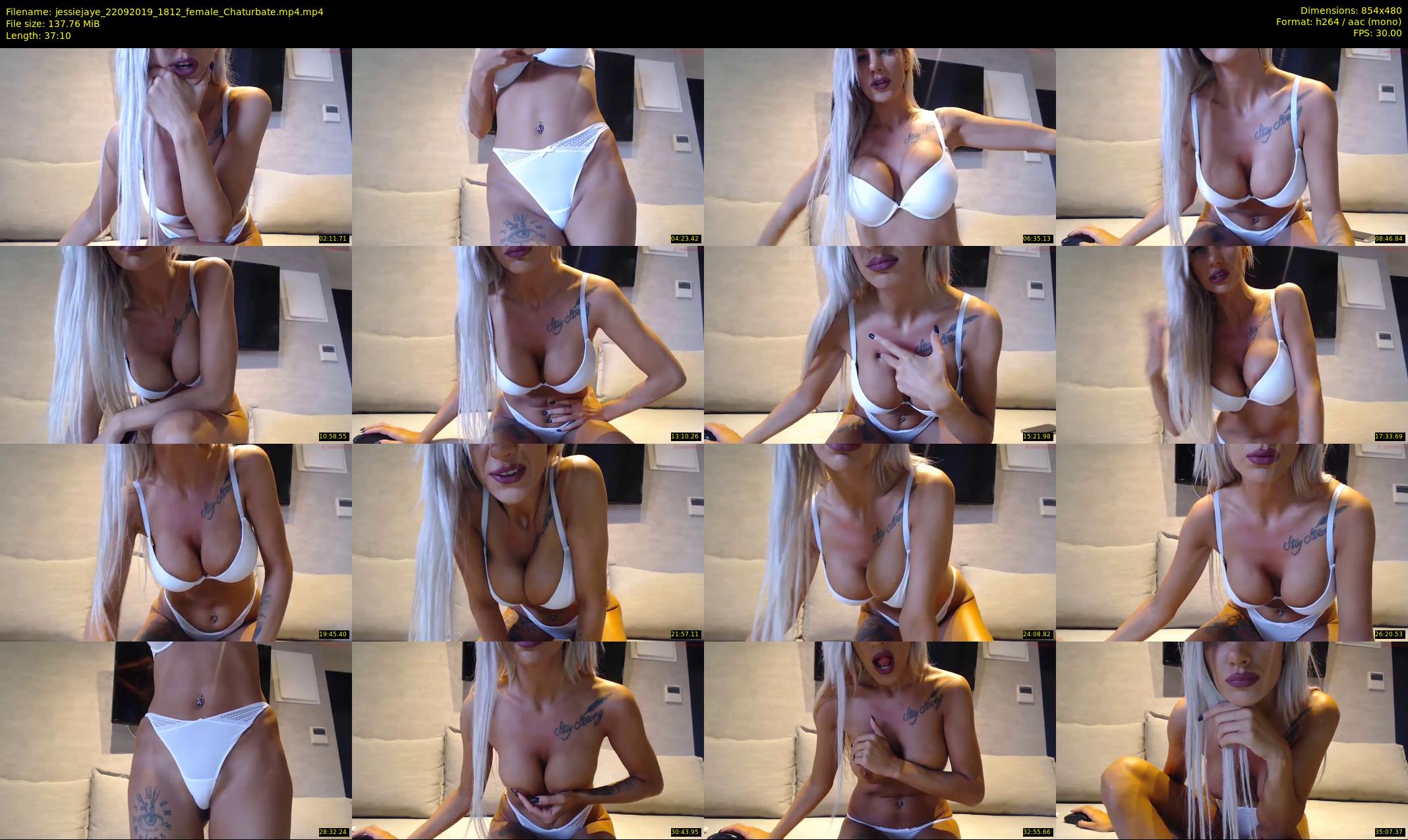 jessiejaye — 38 minute Chaturbate female cam show recording, 480p, Sep 22, 2019
