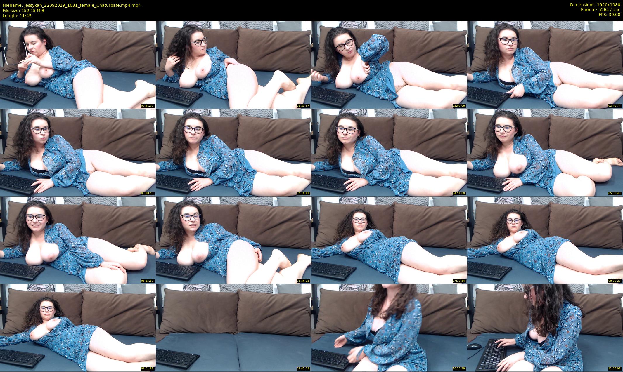 jessykah — 12 minute Chaturbate female cam show recording, 1080p, Sep 22, 2019