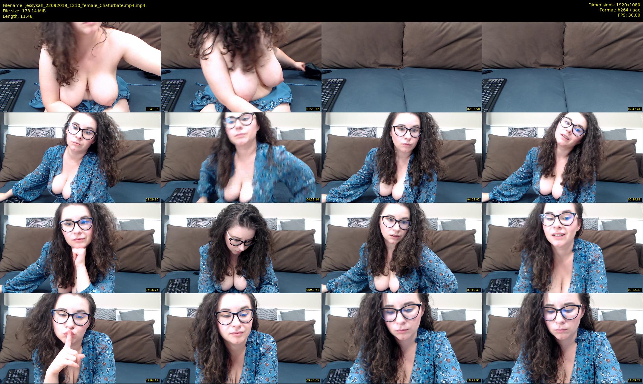 jessykah — 12 minute Chaturbate female cam show recording, 1080p, Sep 22, 2019