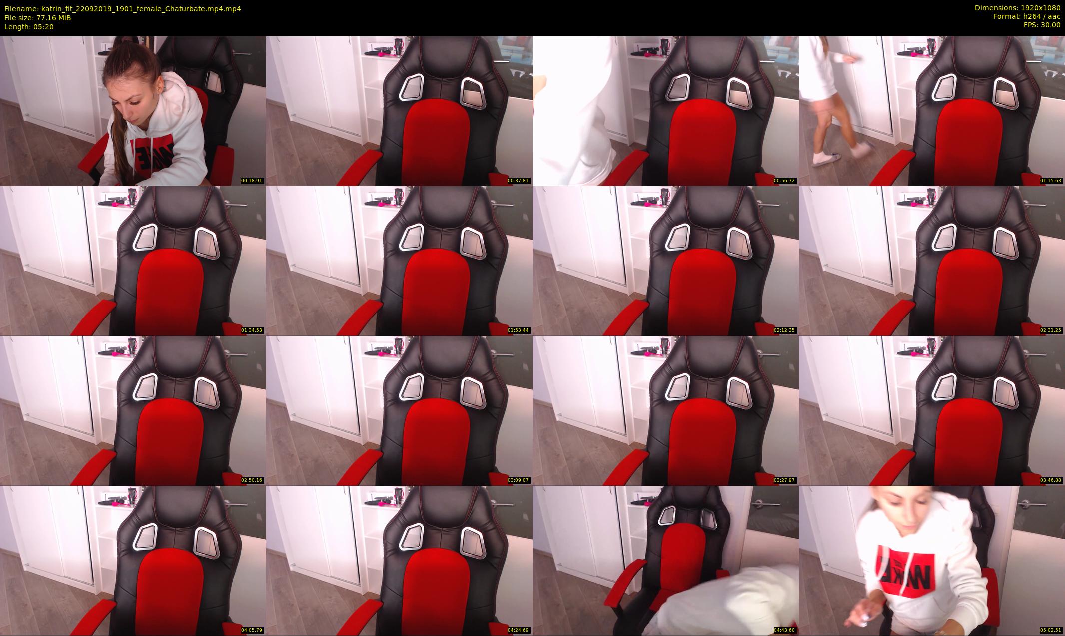 katrin_fit — 6 minute Chaturbate female cam show recording, 1080p, Sep 22, 2019
