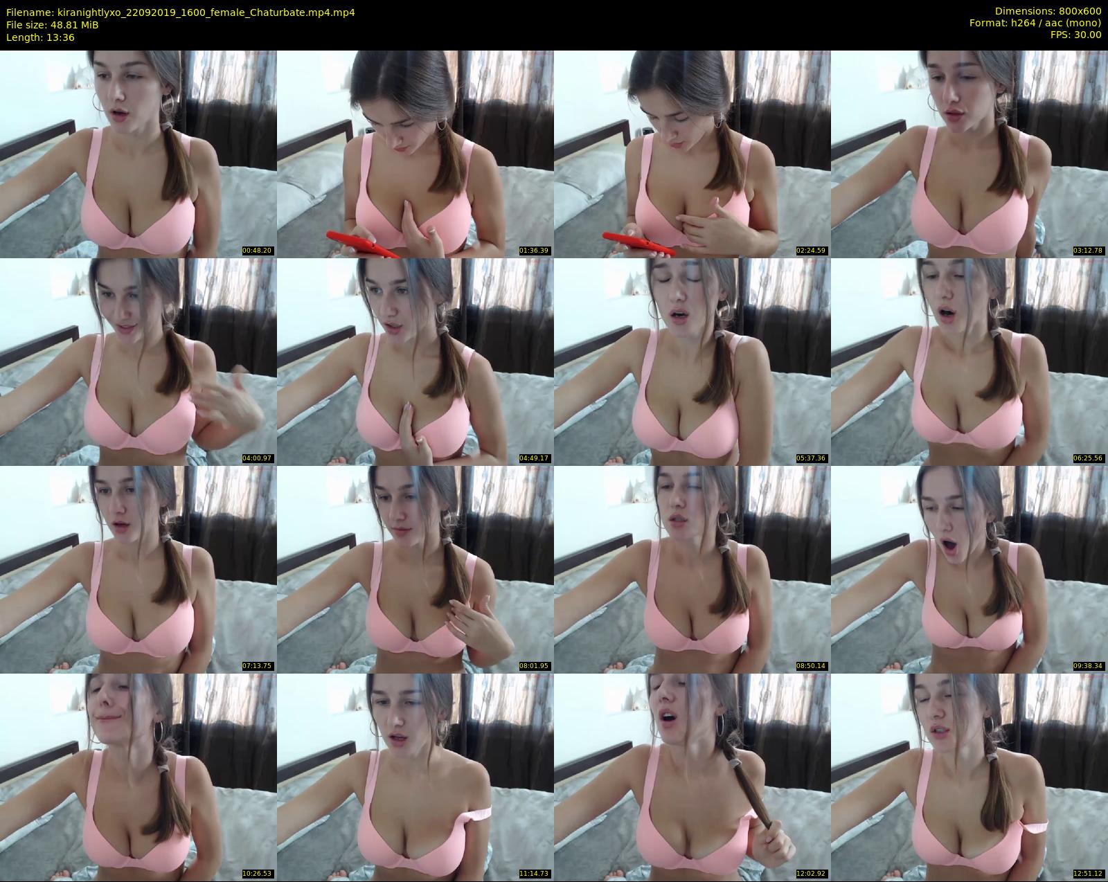 kiranightlyxo — 14 minute Chaturbate female cam show recording, 480p, Sep 22, 2019