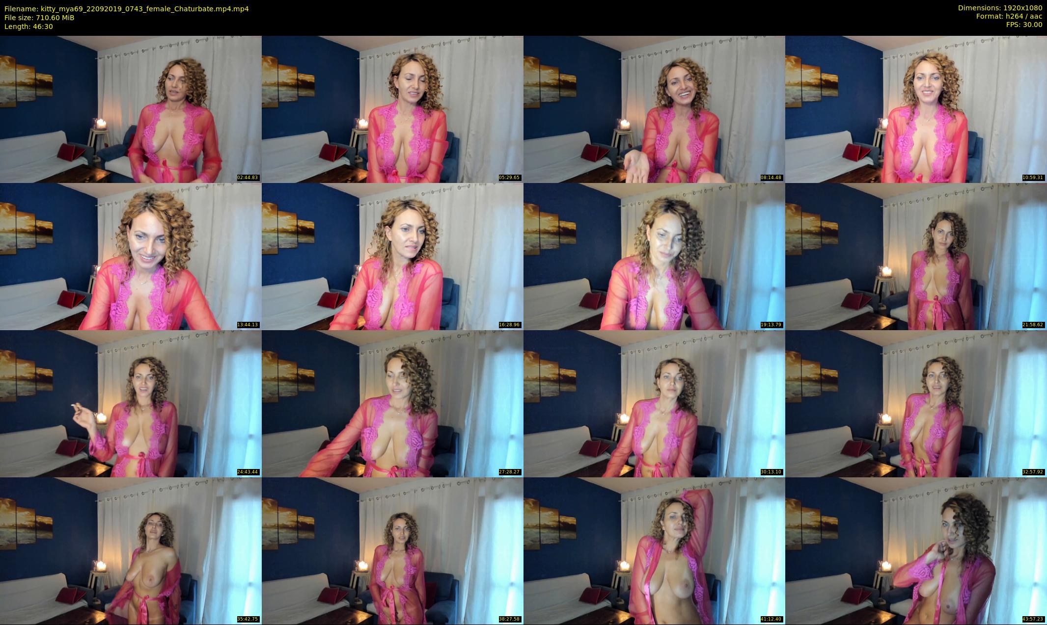 kitty_mya69 — 47 minute Chaturbate female cam show recording, 1080p, Sep 22, 2019