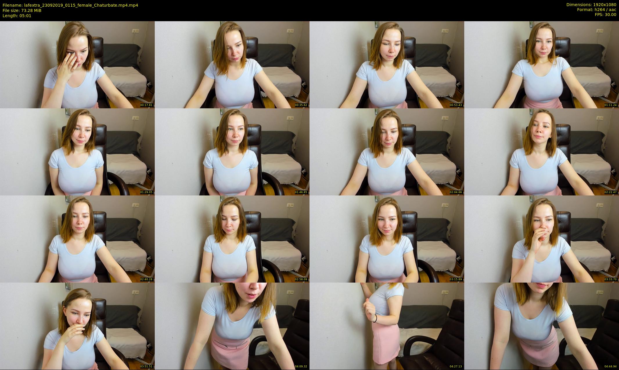 lafextra — 6 minute Chaturbate female cam show recording, 1080p, Sep 23, 2019
