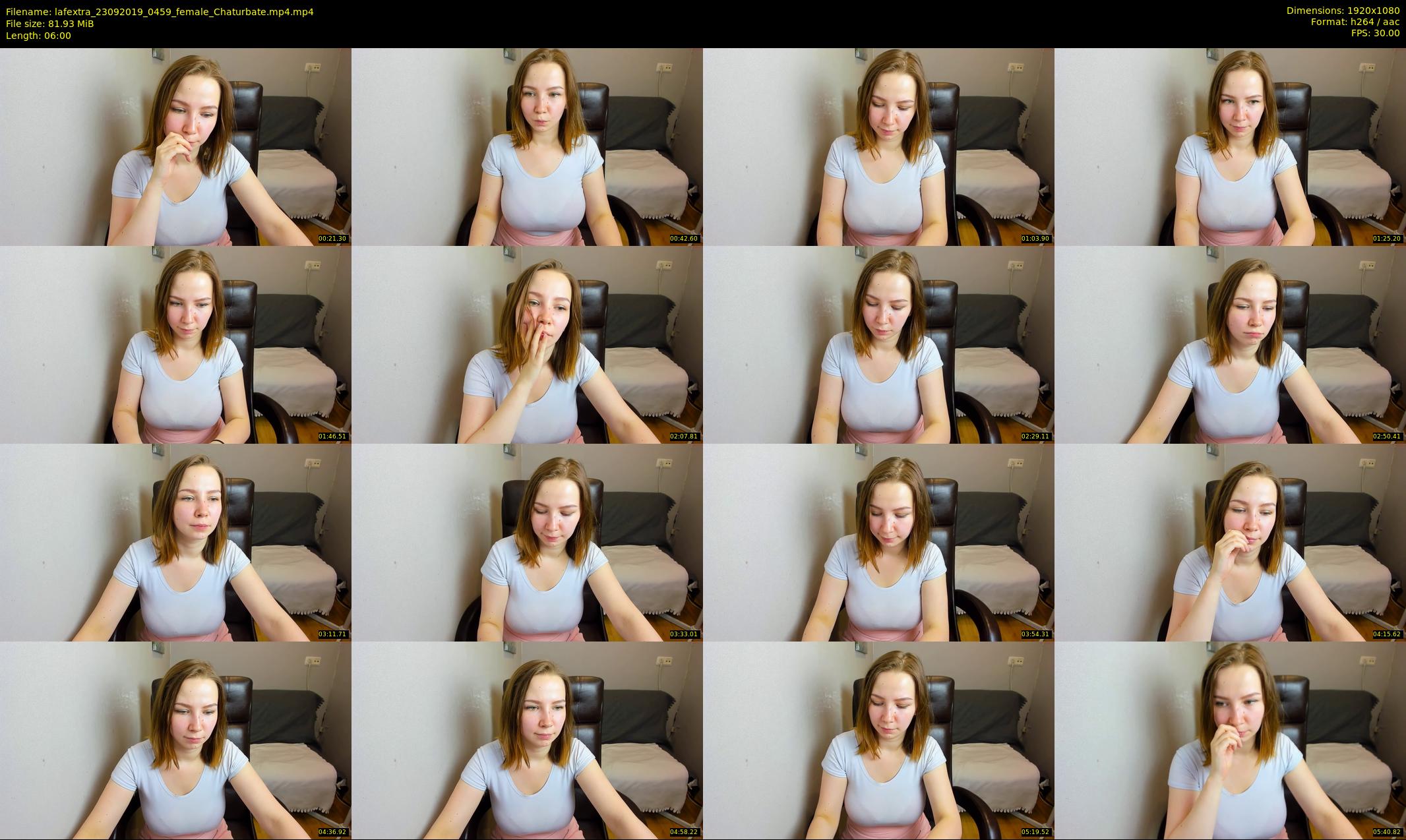 lafextra — 6 minute Chaturbate female cam show recording, 1080p, Sep 23, 2019