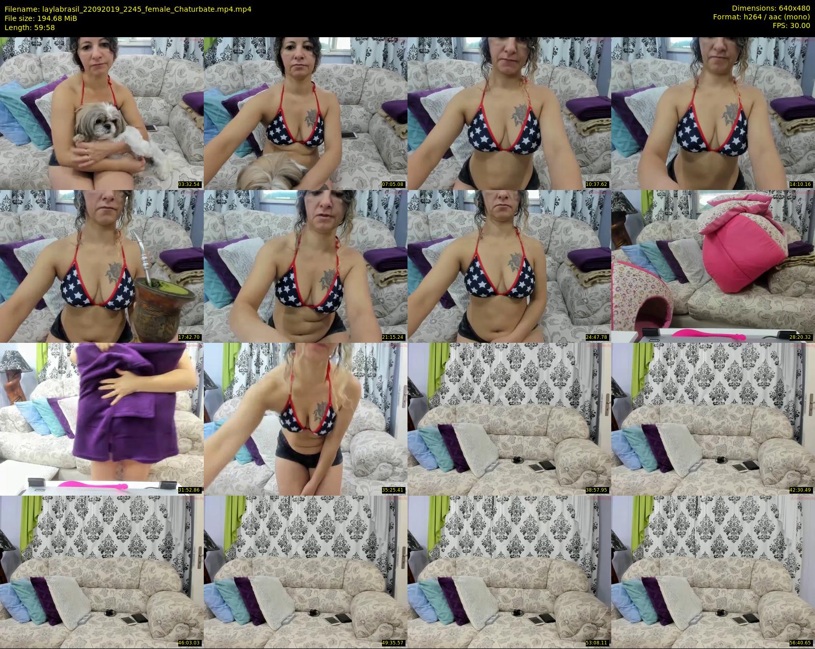 laylabrasil — 60 minute Chaturbate female cam show recording, 480p, Sep 22, 2019