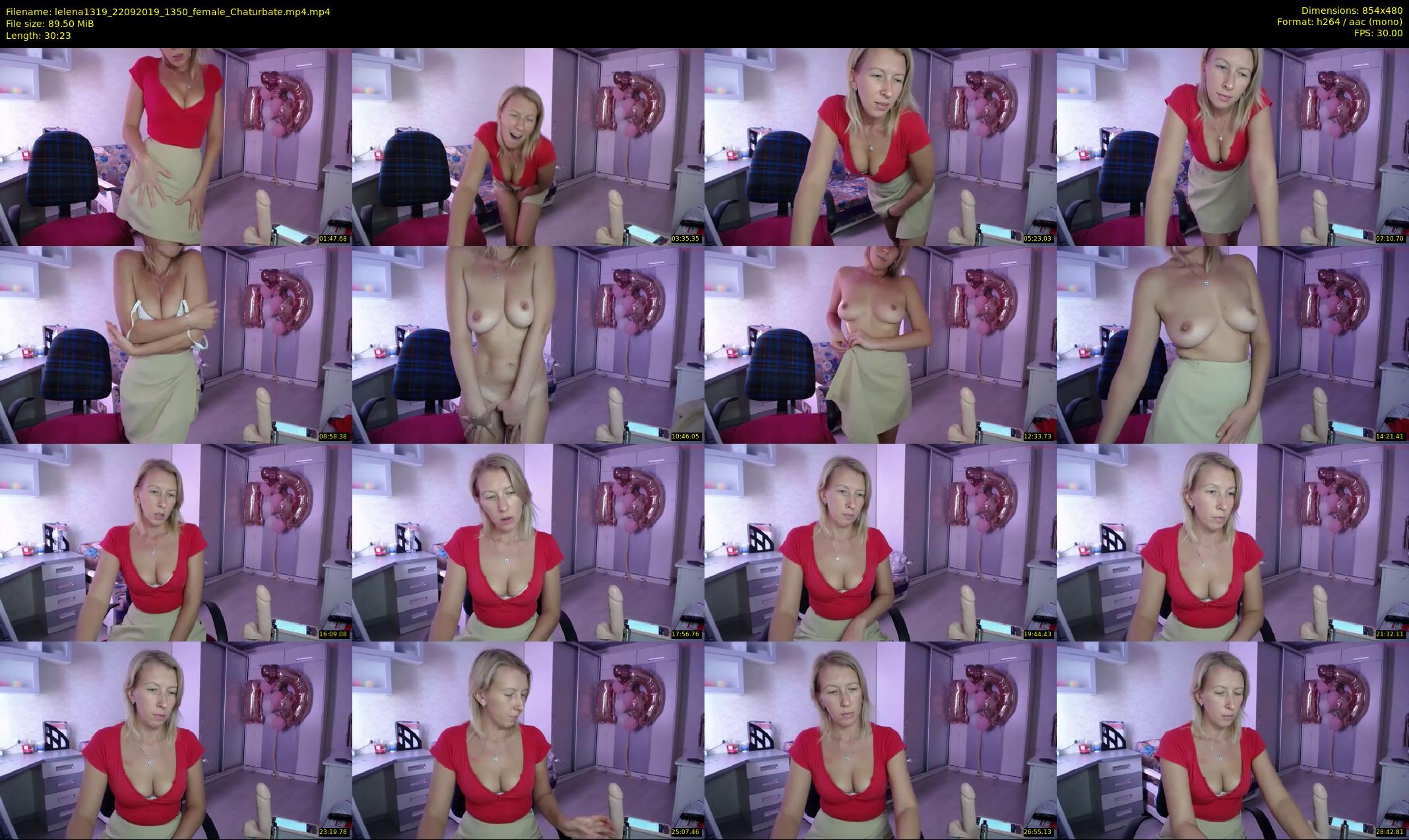 lelena1319 — 31 minute Chaturbate female cam show recording, 480p, Sep 22, 2019