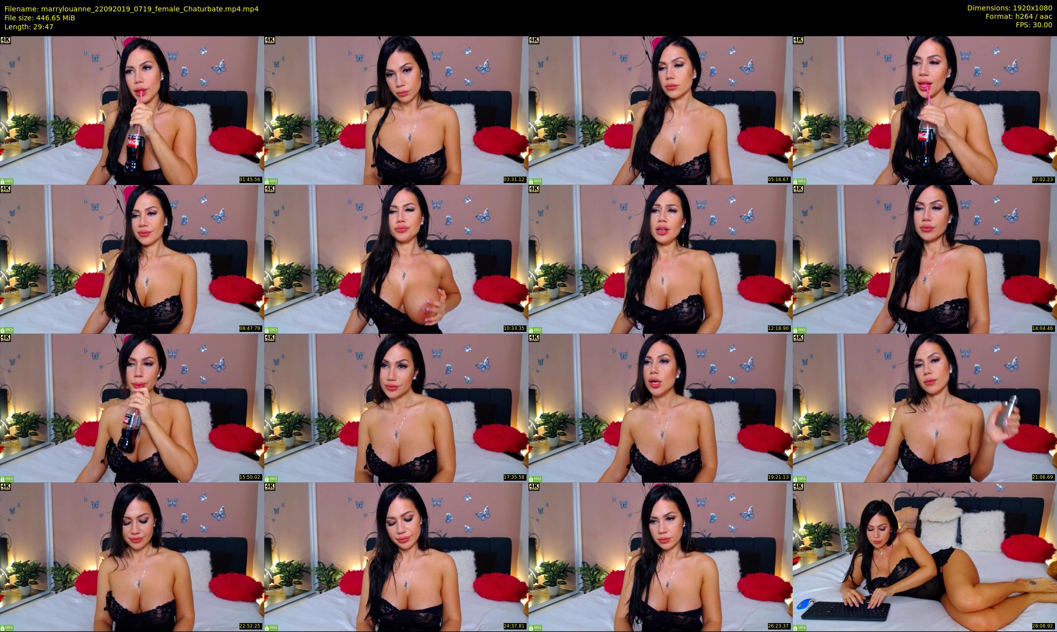 marrylouanne — 30 minute Chaturbate female cam show recording, 1080p, Sep 22, 2019