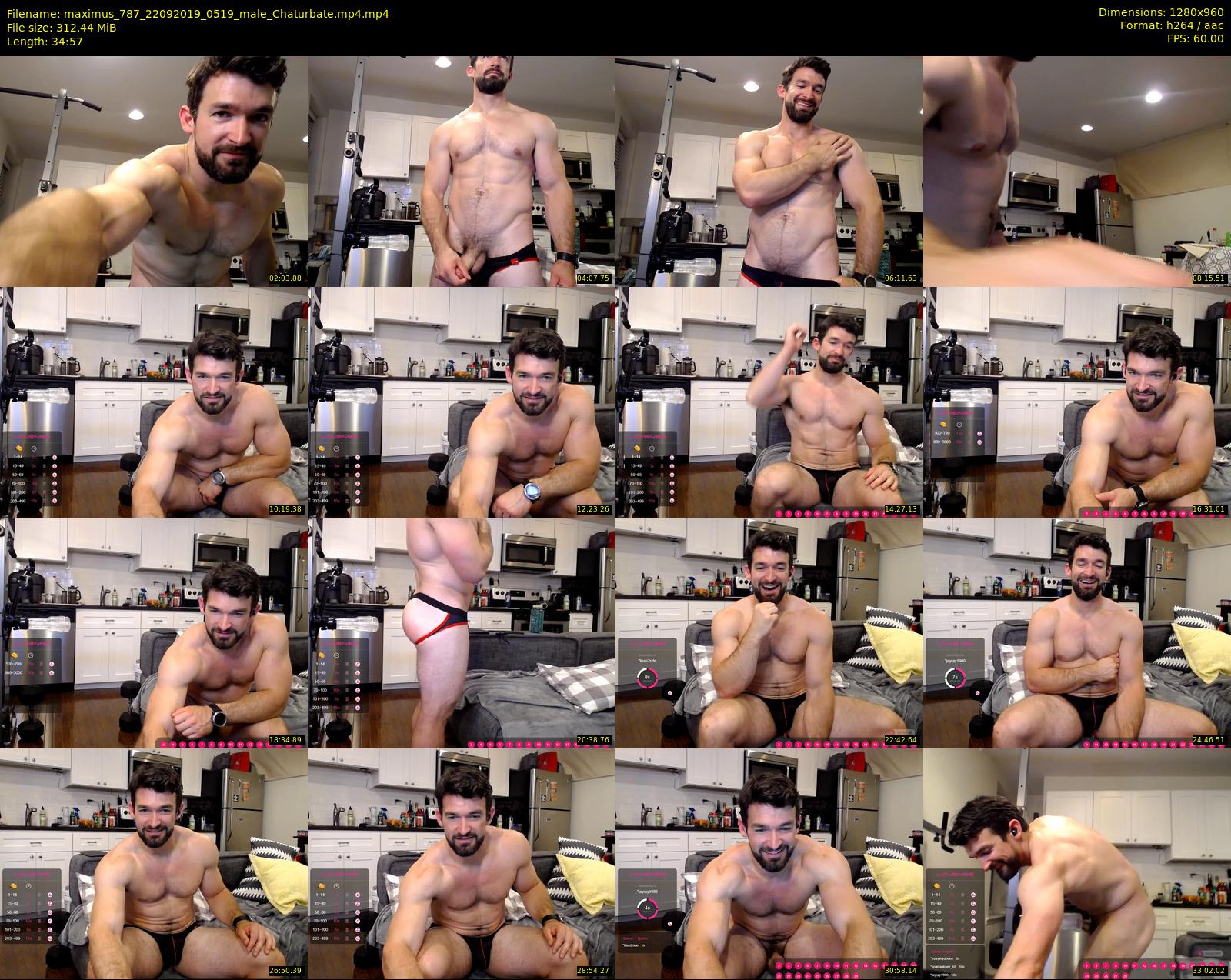 maximus_787 — 35 minute Chaturbate male cam show recording, 720p, Sep 22, 2019