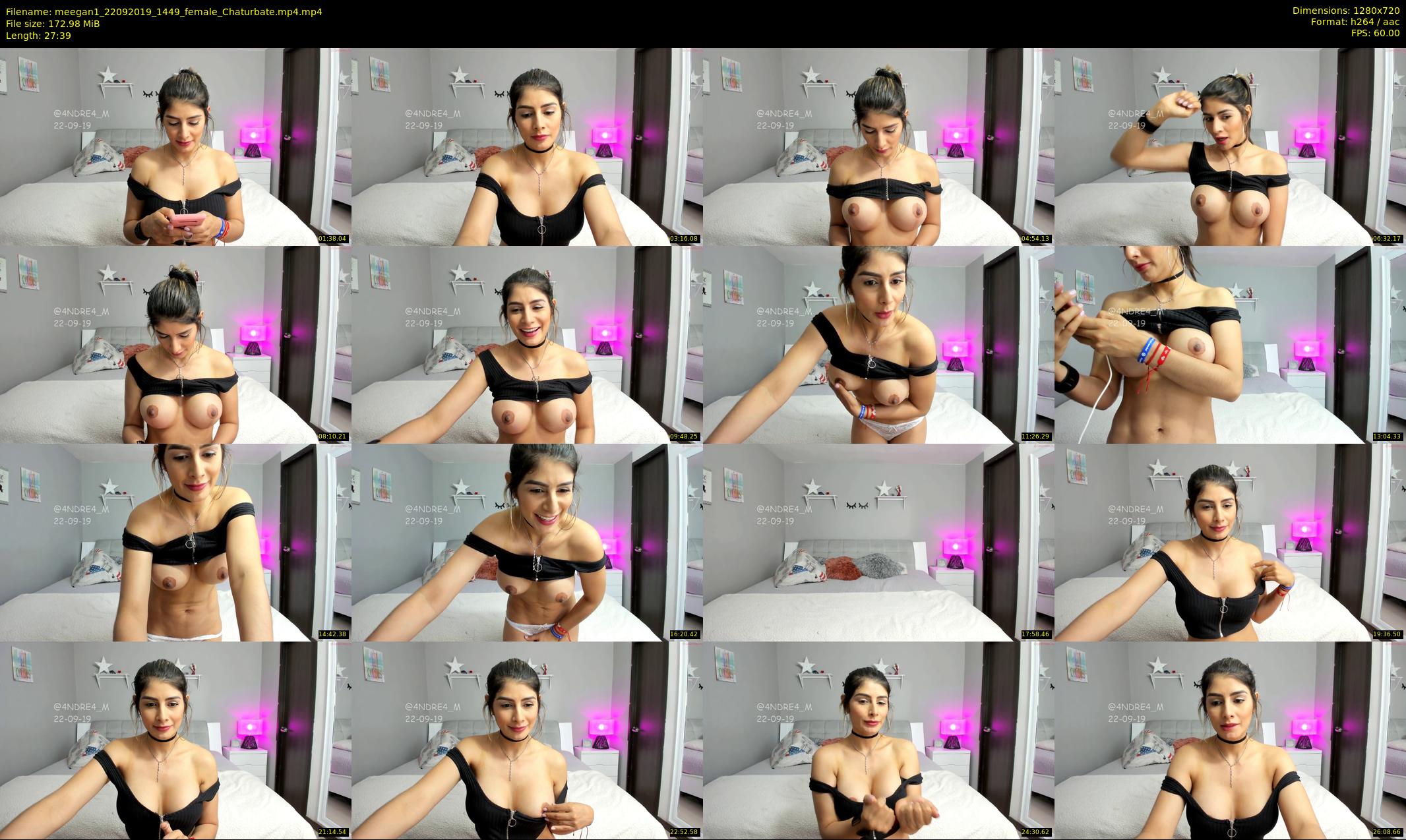 meegan1 — 28 minute Chaturbate female cam show recording, 720p, Sep 22, 2019