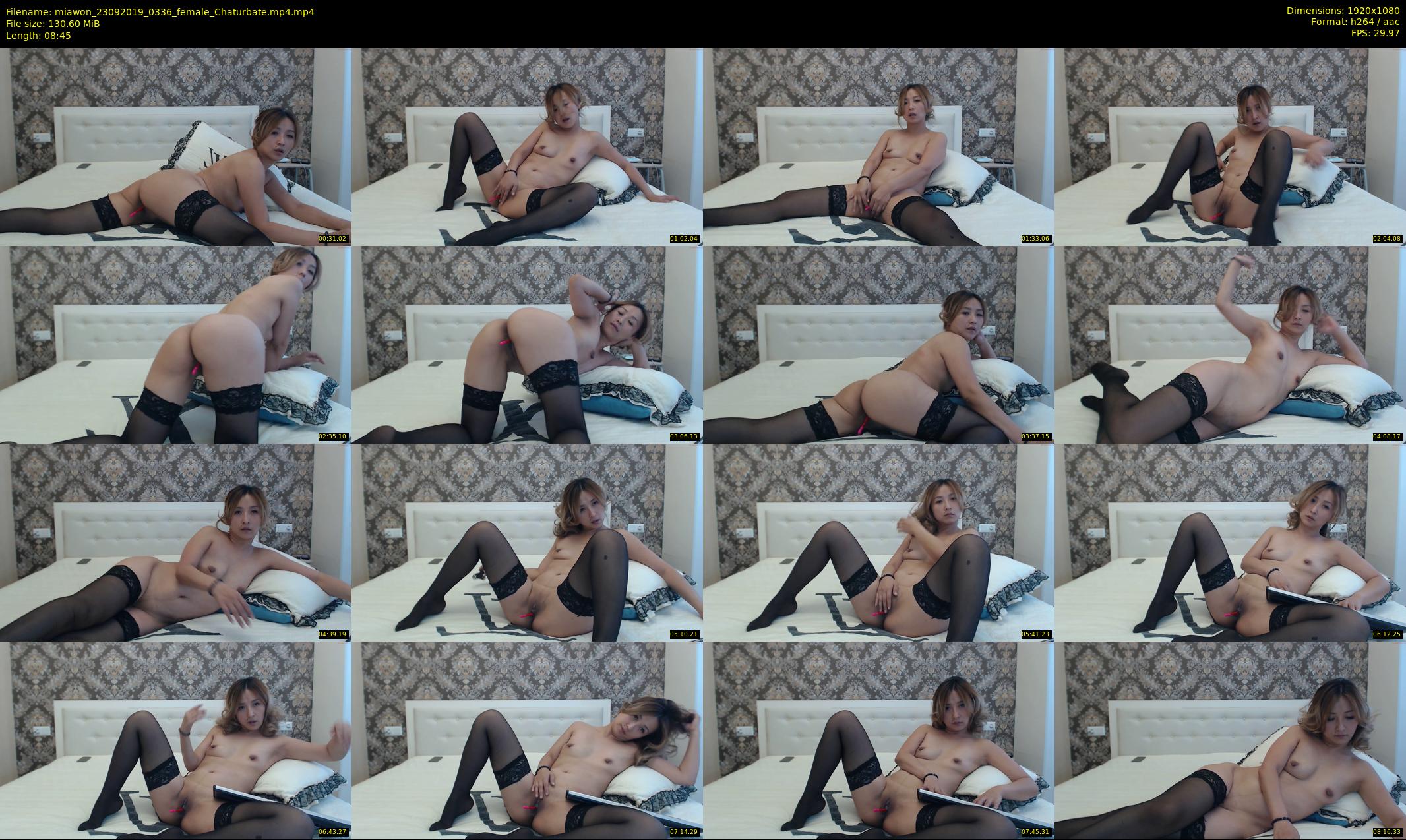 miawon — 9 minute Chaturbate female cam show recording, 1080p, Sep 23, 2019