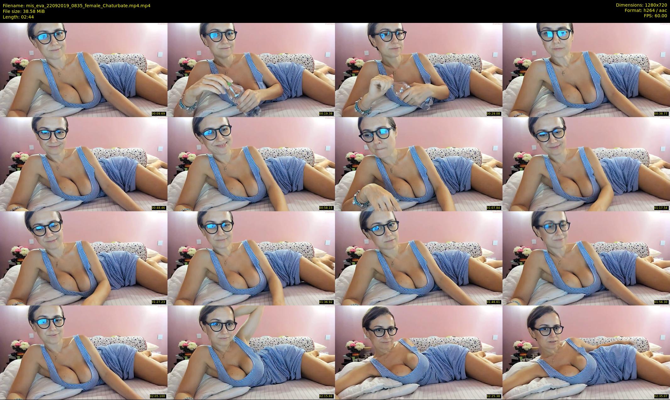 mis_eva — 3 minute Chaturbate female cam show recording, 720p, Sep 22, 2019