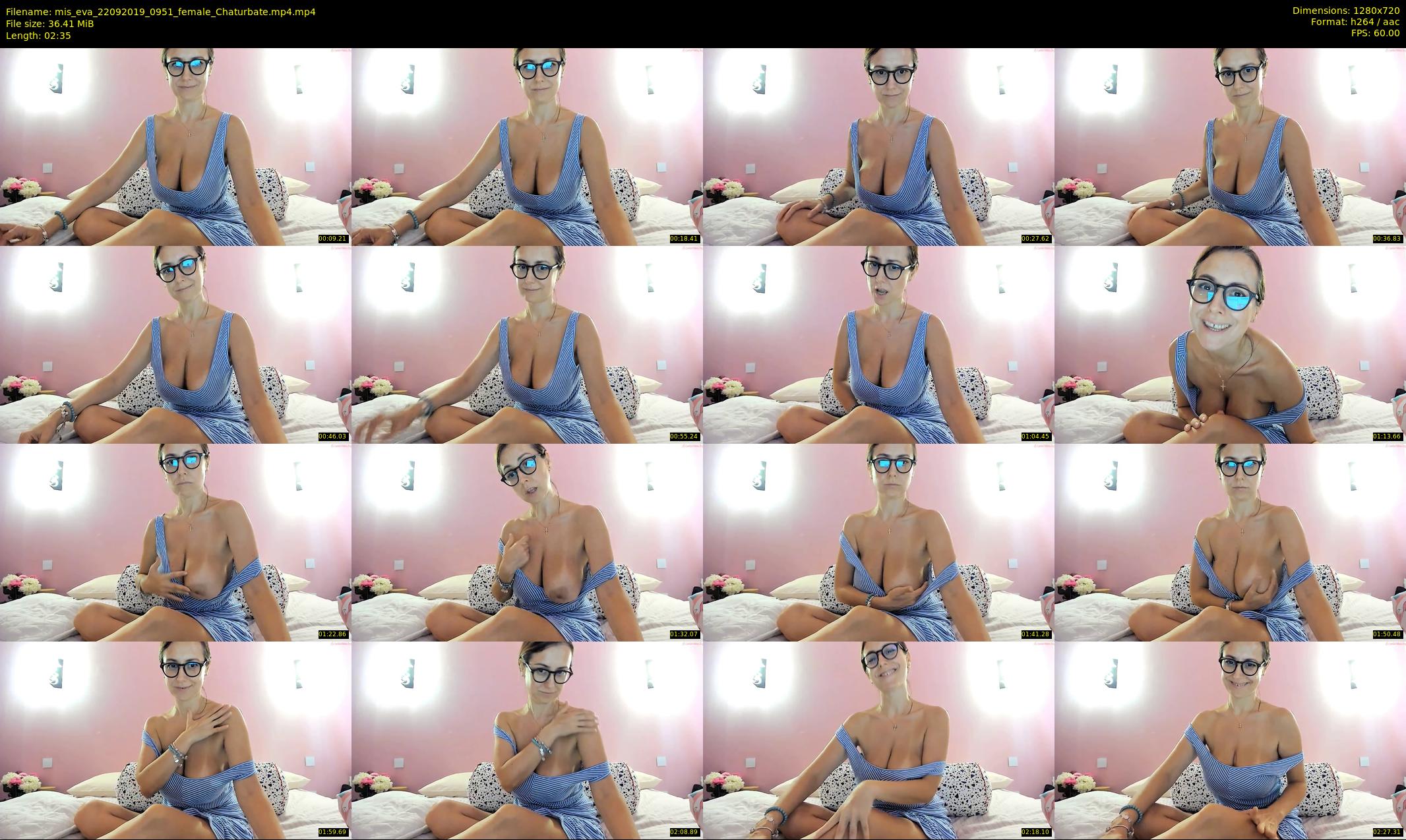 mis_eva — 3 minute Chaturbate female cam show recording, 720p, Sep 22, 2019