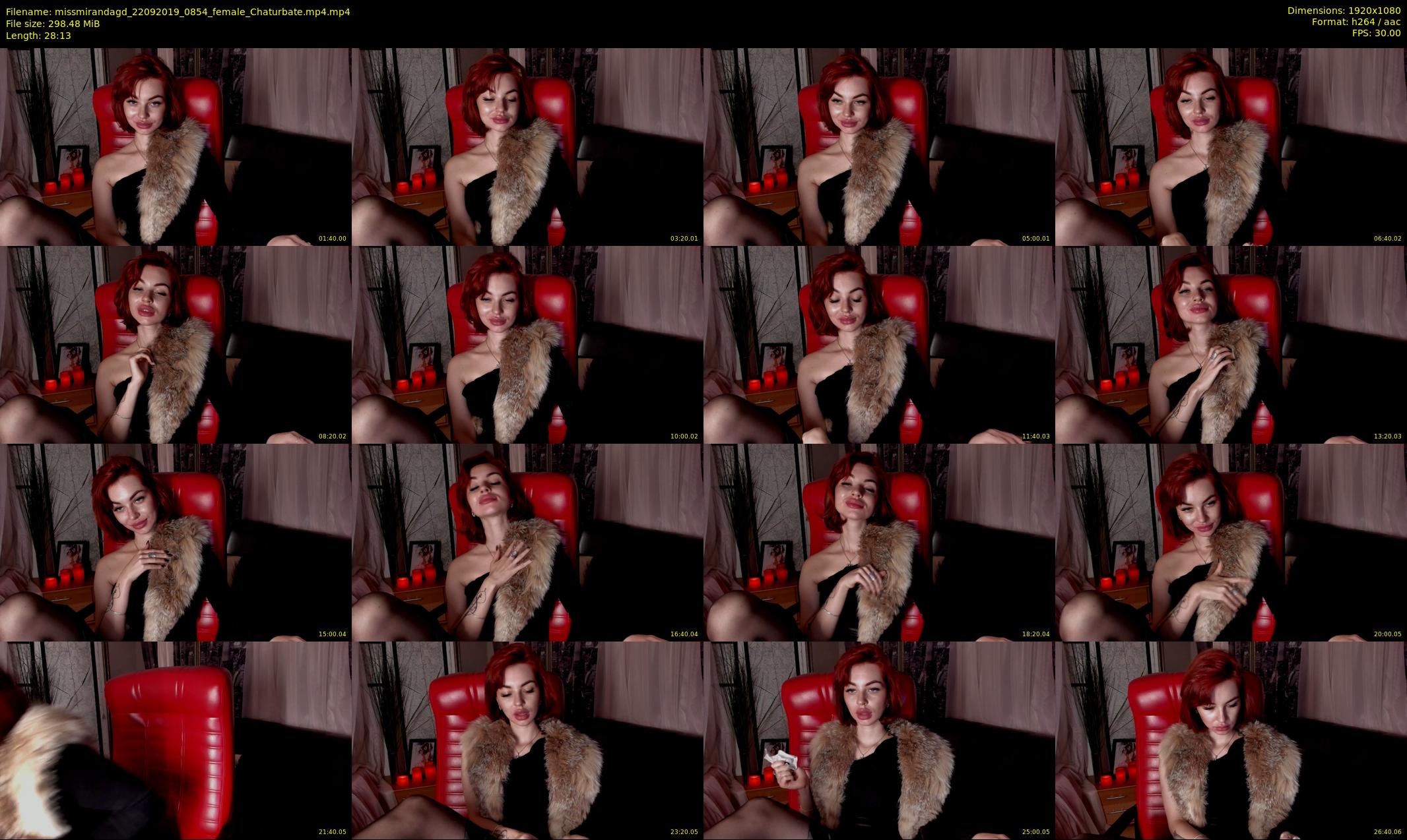 missmirandagd — 29 minute Chaturbate female cam show recording, 1080p, Sep 22, 2019