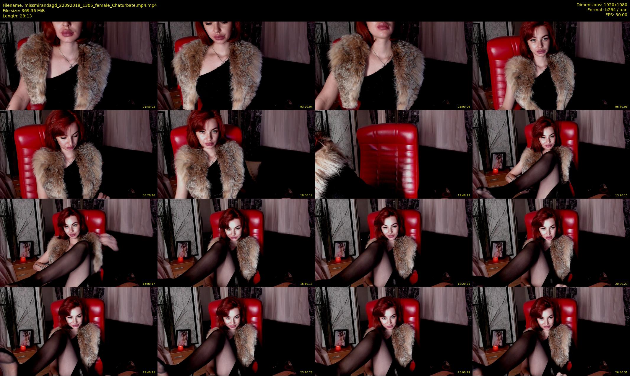 missmirandagd — 29 minute Chaturbate female cam show recording, 1080p, Sep 22, 2019