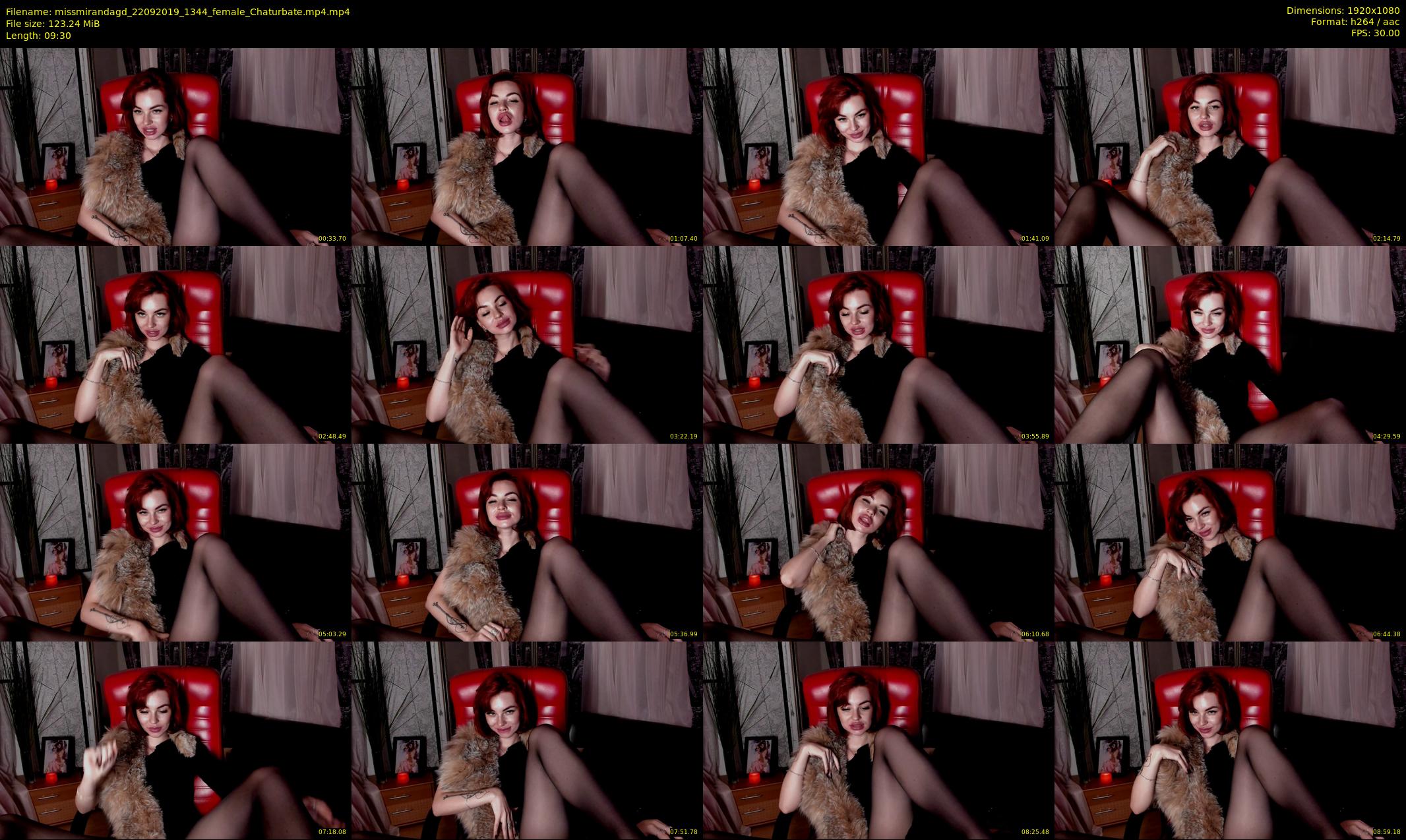 missmirandagd — 10 minute Chaturbate female cam show recording, 1080p, Sep 22, 2019
