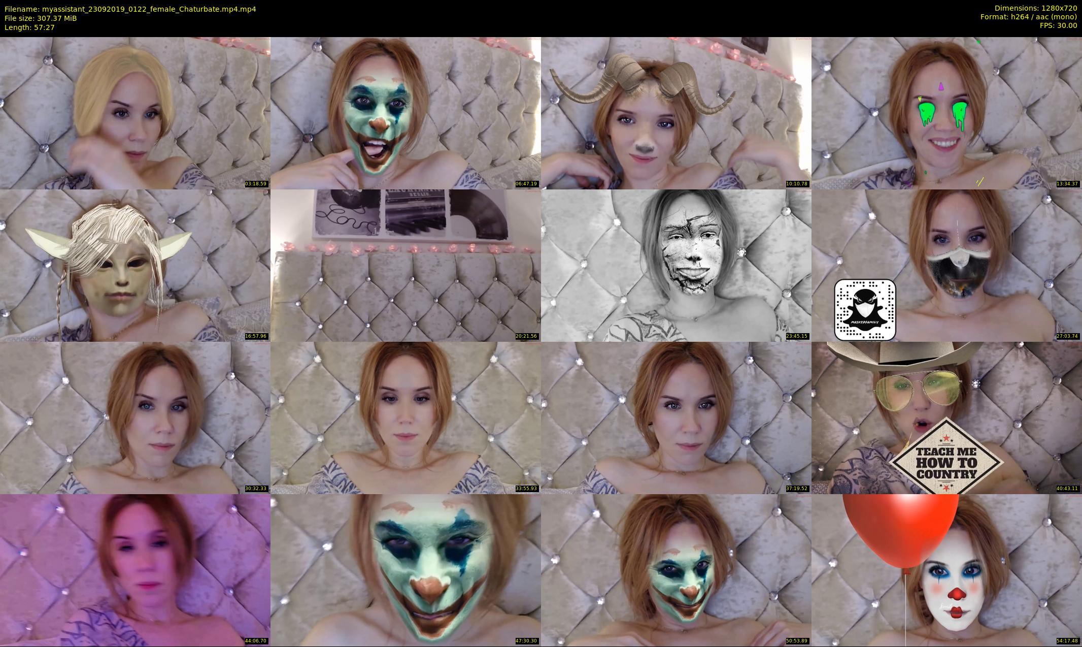 myassistant — 58 minute Chaturbate female cam show recording, 720p, Sep 23, 2019