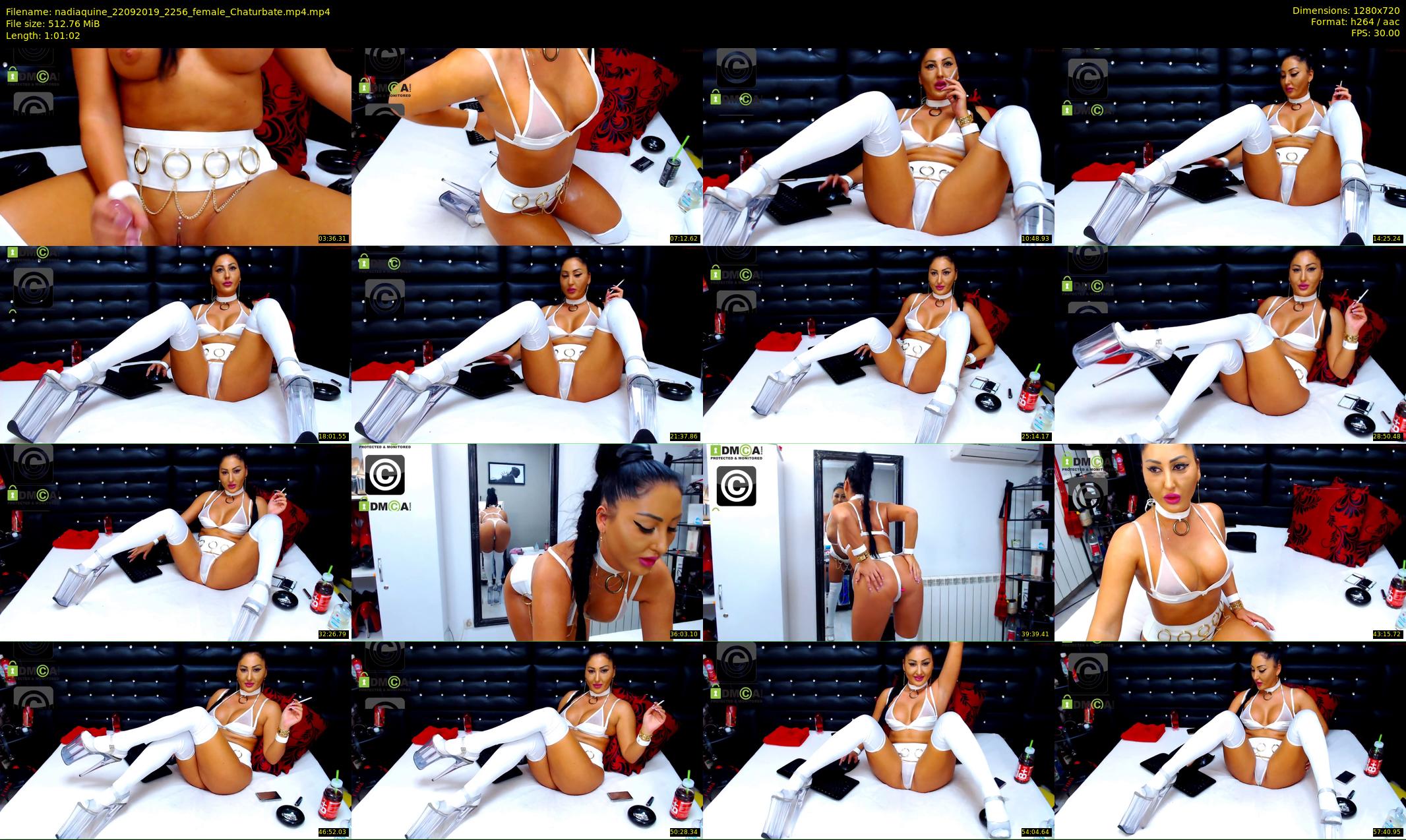 nadiaquine — 62 minute Chaturbate female cam show recording, 720p, Sep 22, 2019