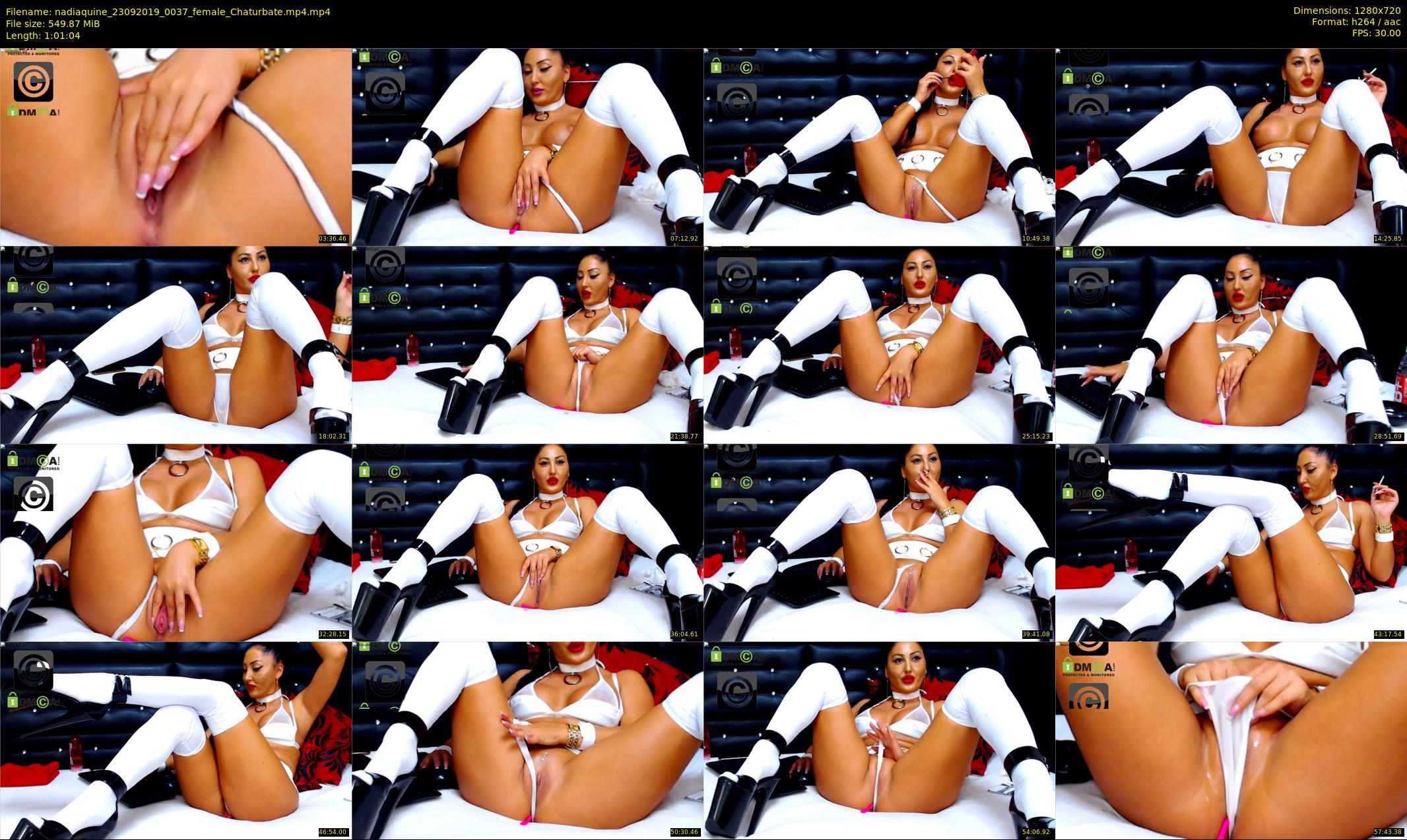 nadiaquine — 62 minute Chaturbate female cam show recording, 720p, Sep 23, 2019