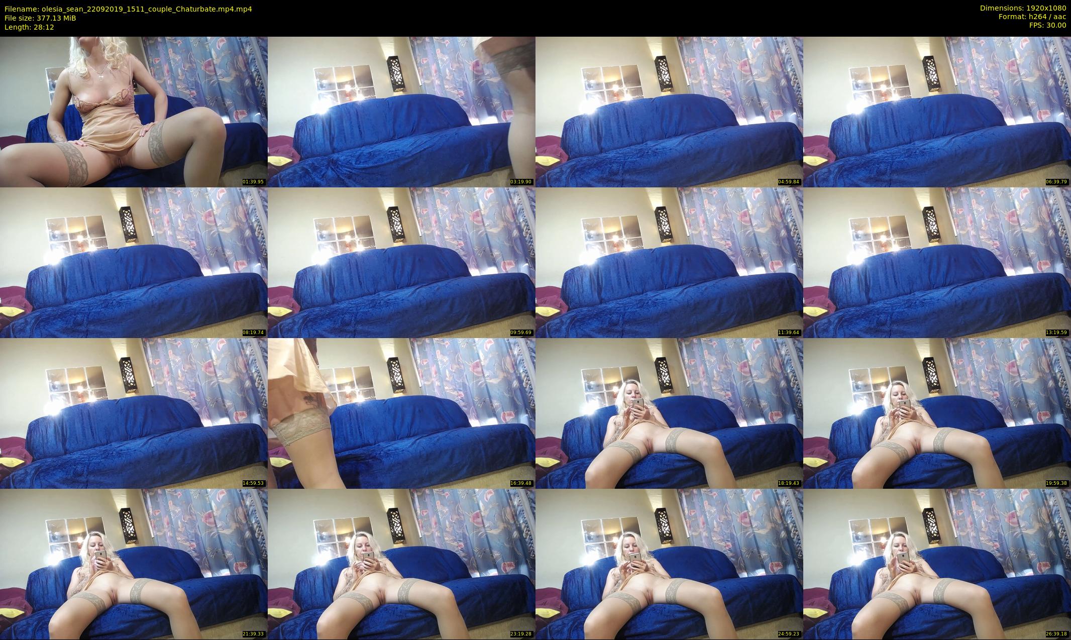 olesia_sean — 29 minute Chaturbate couple cam show recording, 1080p, Sep 22, 2019