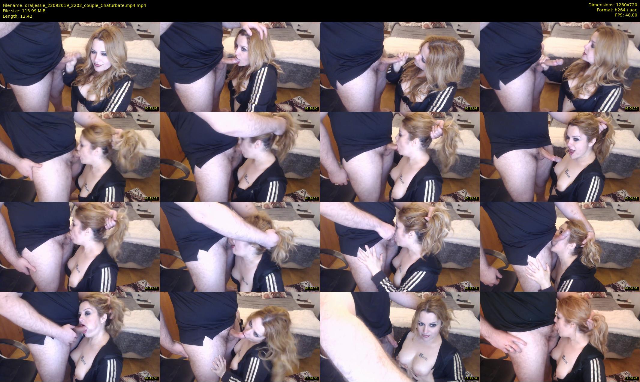 oraljessie — 13 minute Chaturbate couple cam show recording, 720p, Sep 22, 2019