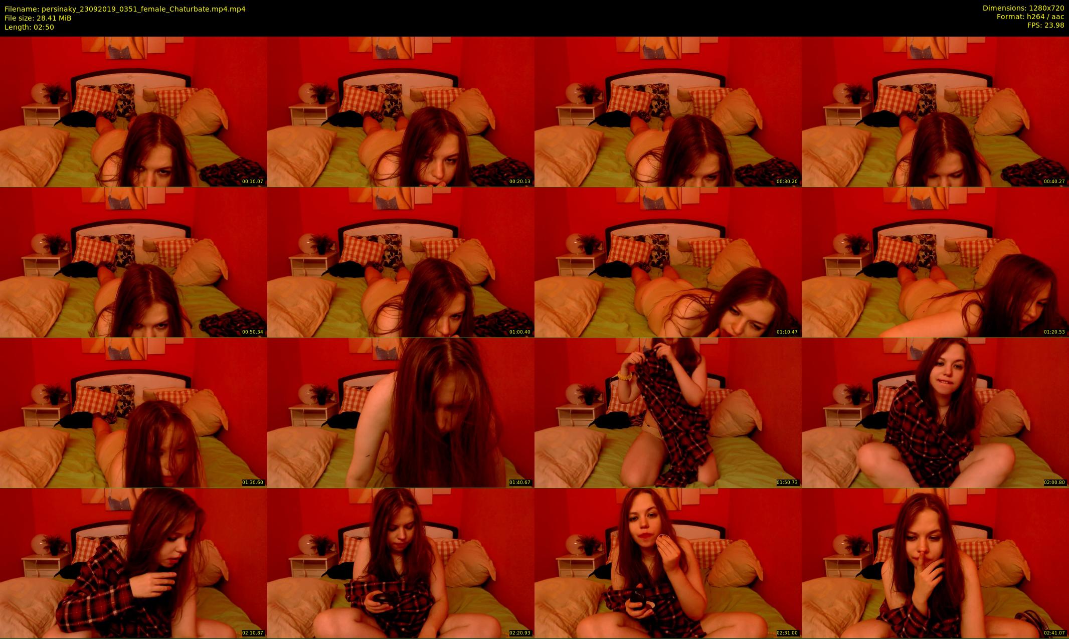 persinaky — 3 minute Chaturbate female cam show recording, 720p, Sep 23, 2019