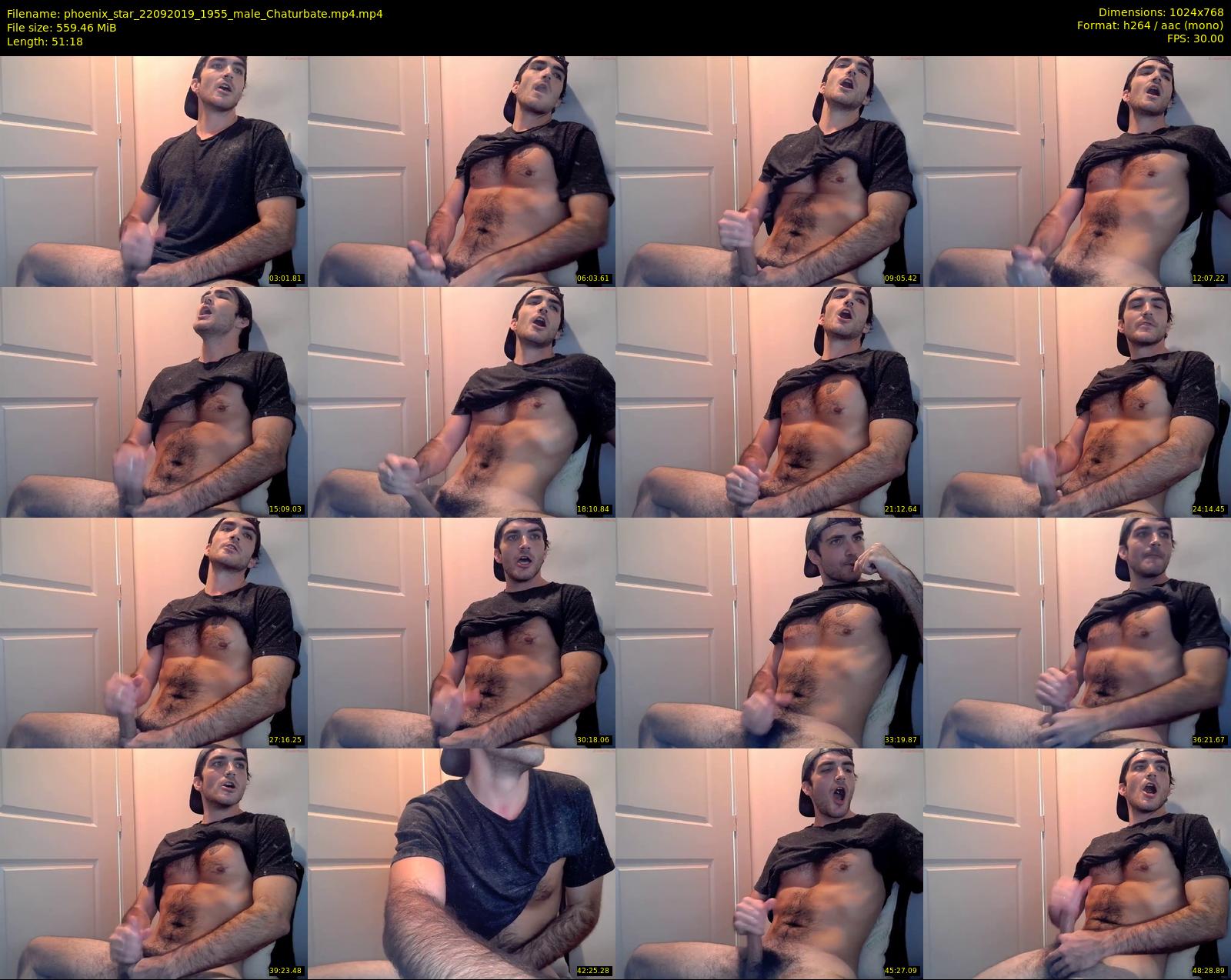 phoenix_star — 52 minute Chaturbate male cam show recording, 720p, Sep 22, 2019