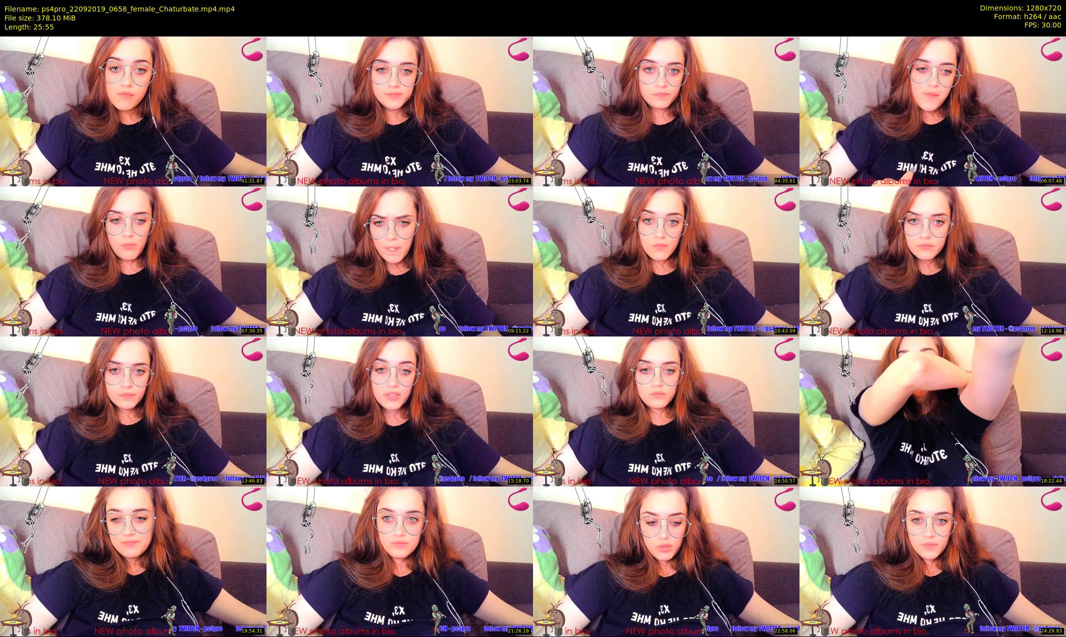 ps4pro — 26 minute Chaturbate female cam show recording, 720p, Sep 22, 2019