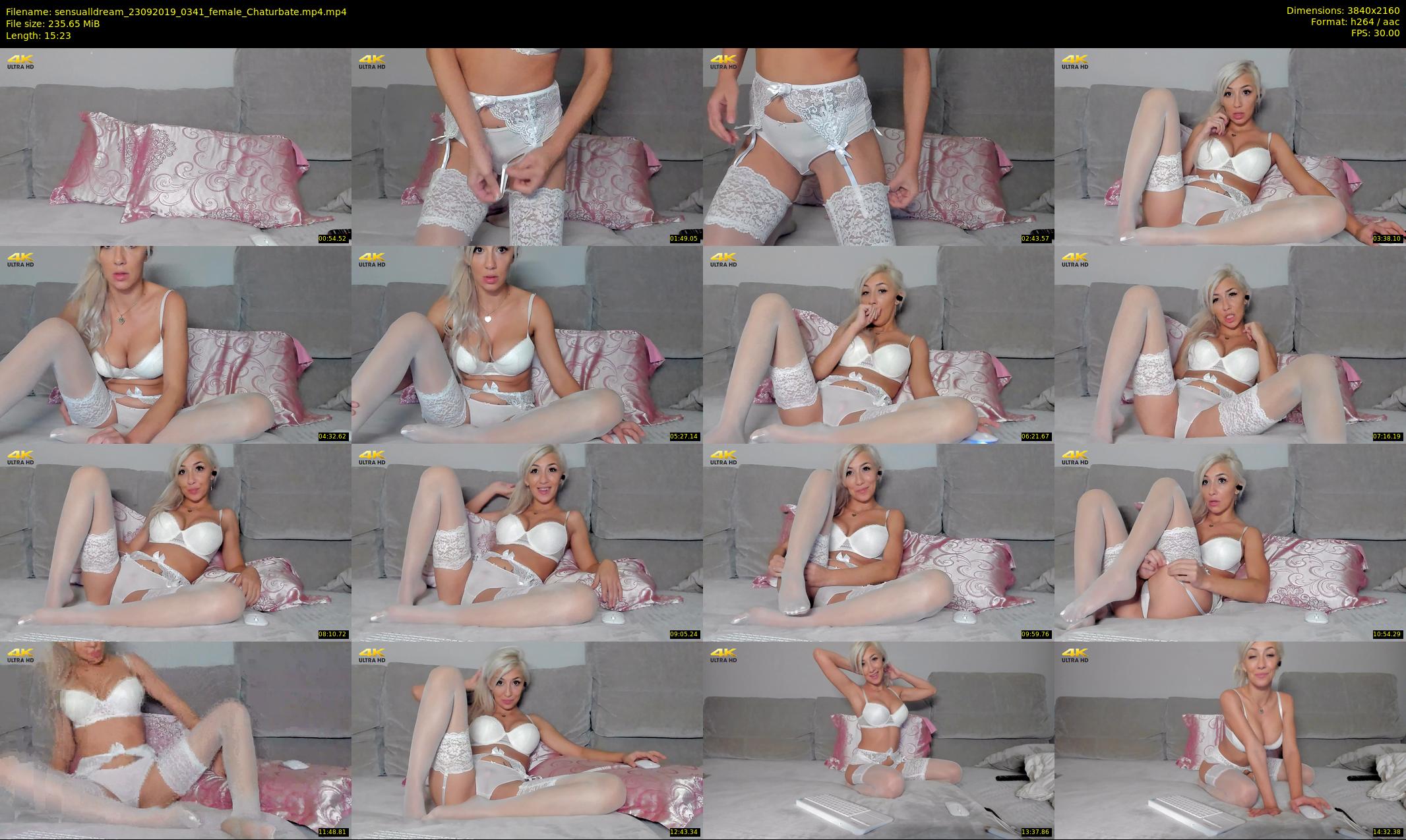 sensualldream — 16 minute Chaturbate female cam show recording, 4K, Sep 23, 2019