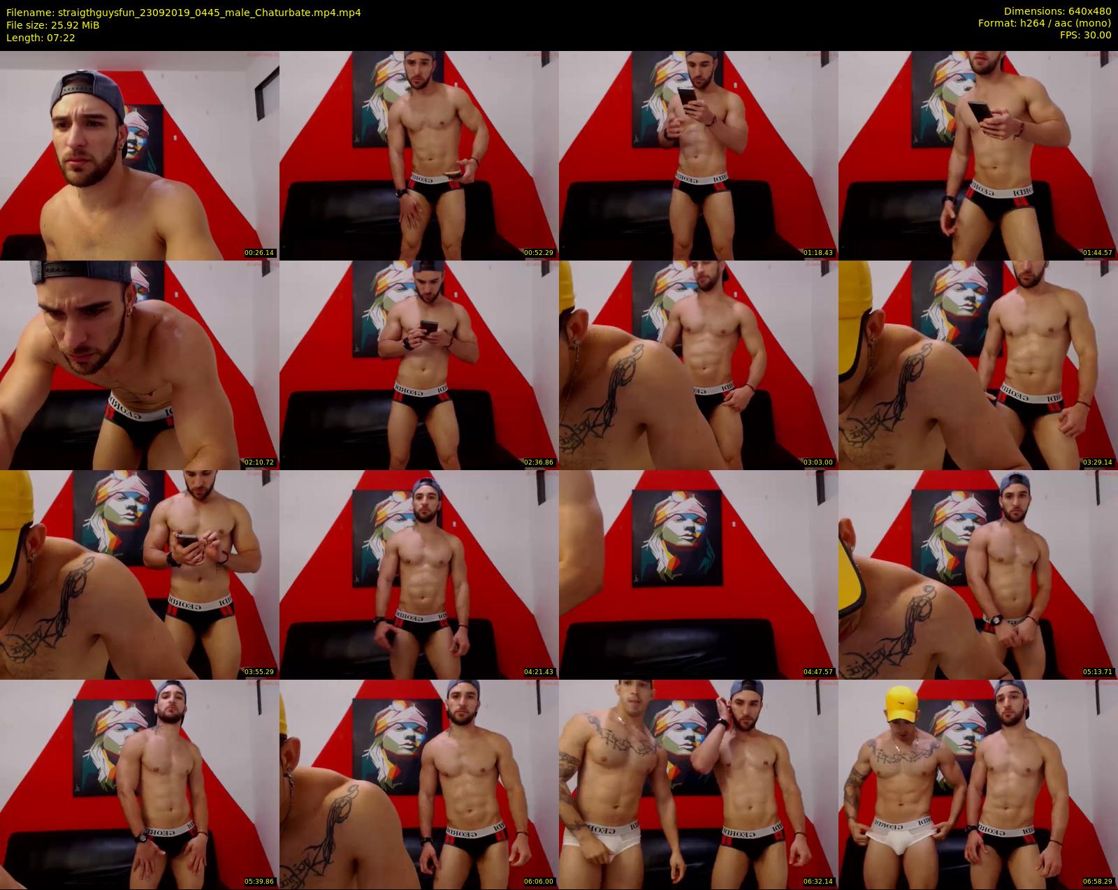 straigthguysfun — 8 minute Chaturbate male cam show recording, 480p, Sep 23, 2019